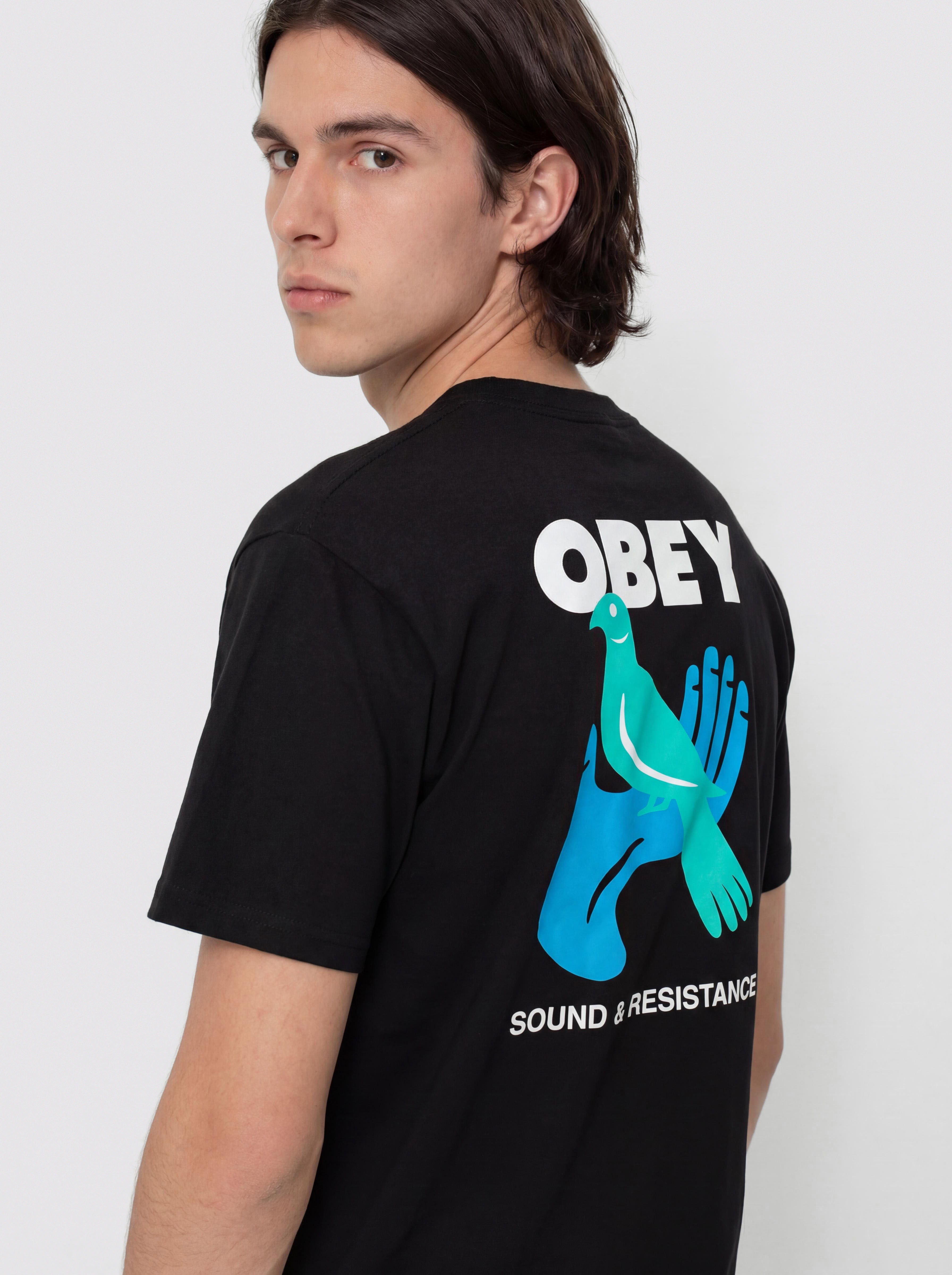 OBEY Obey Sound & Resistance Bird T-Shirt (black)