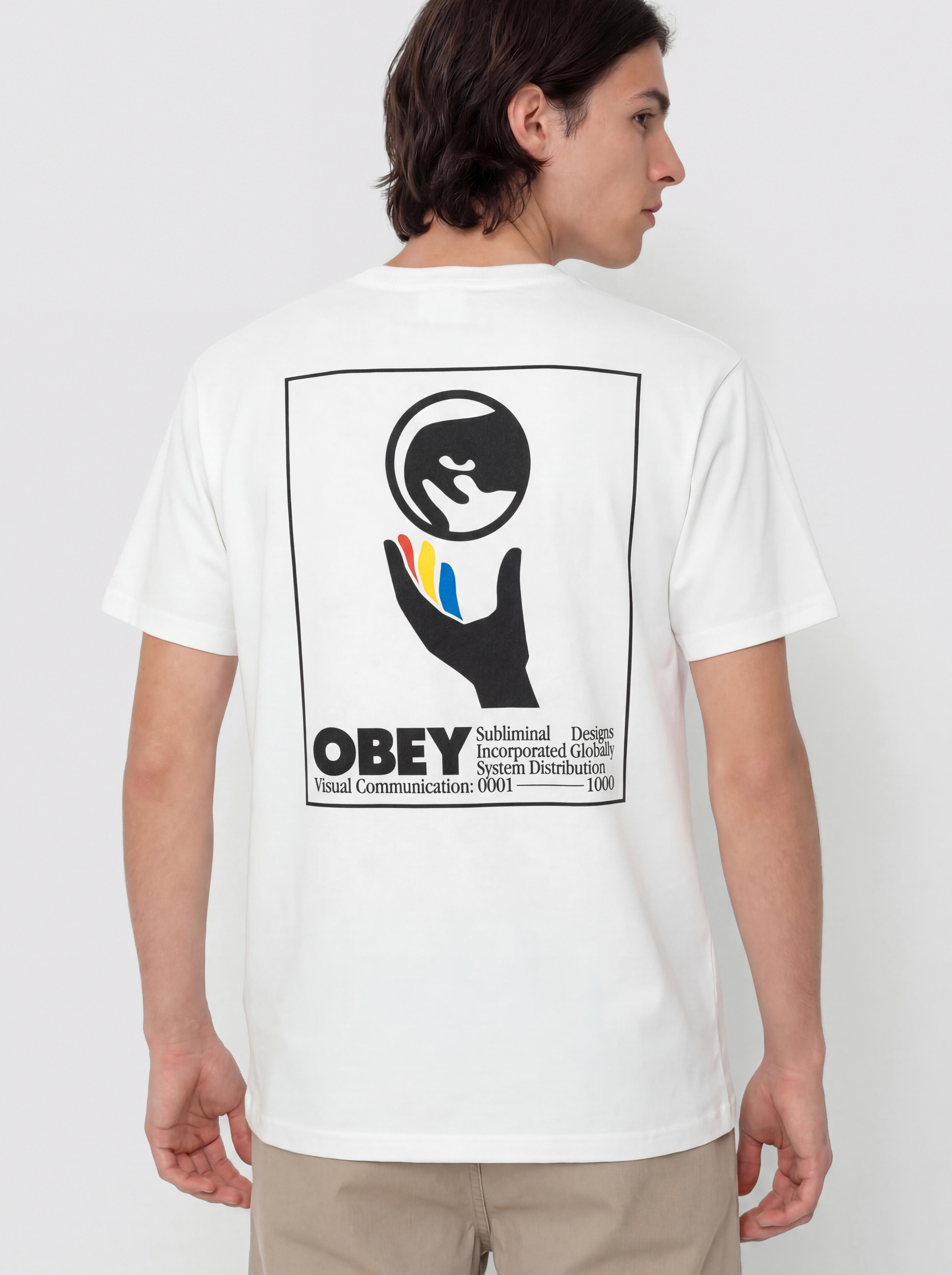 OBEY Global Systems T-Shirt (white)