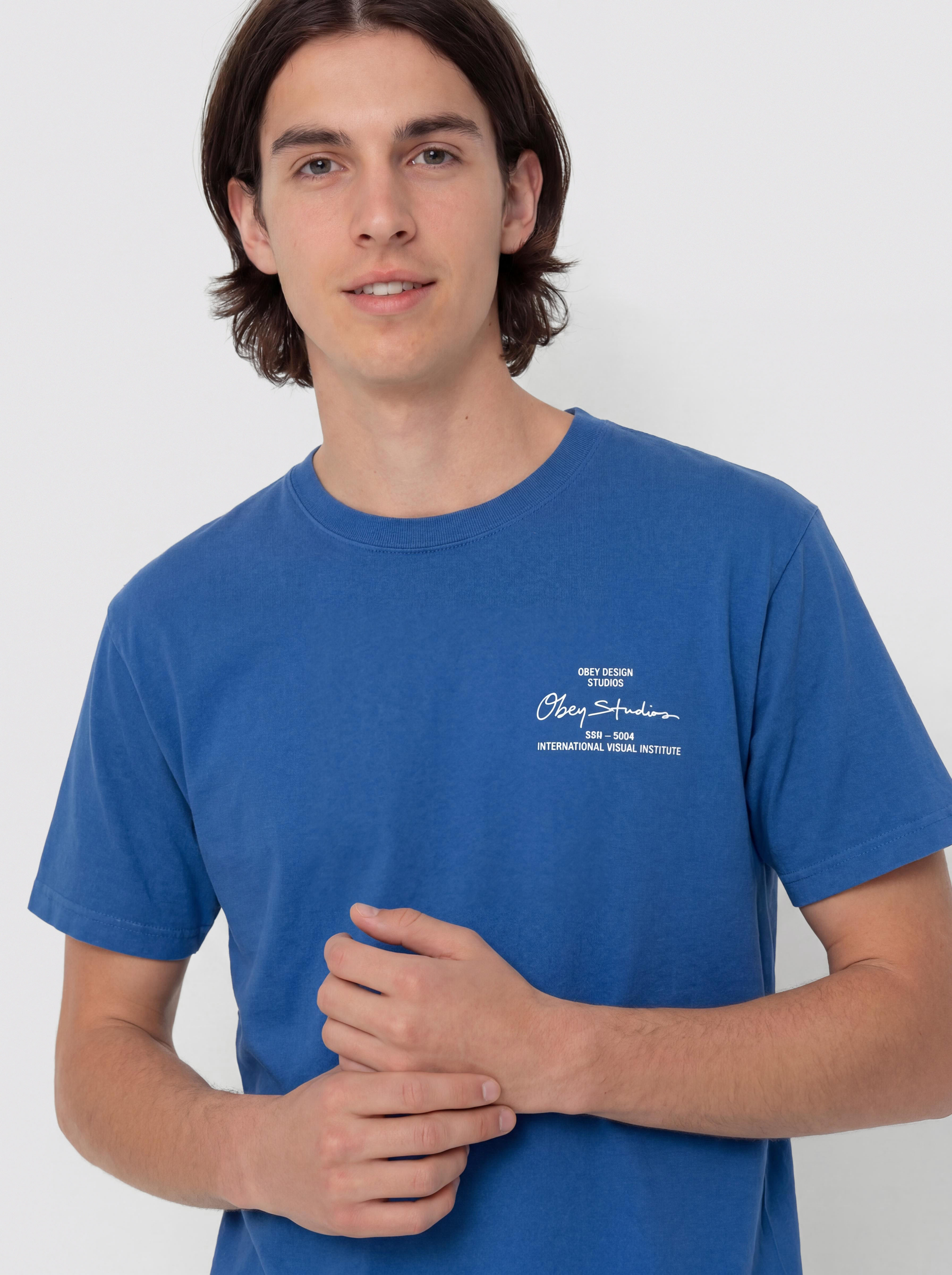OBEY Institute T-Shirt (pigment electric indigo)