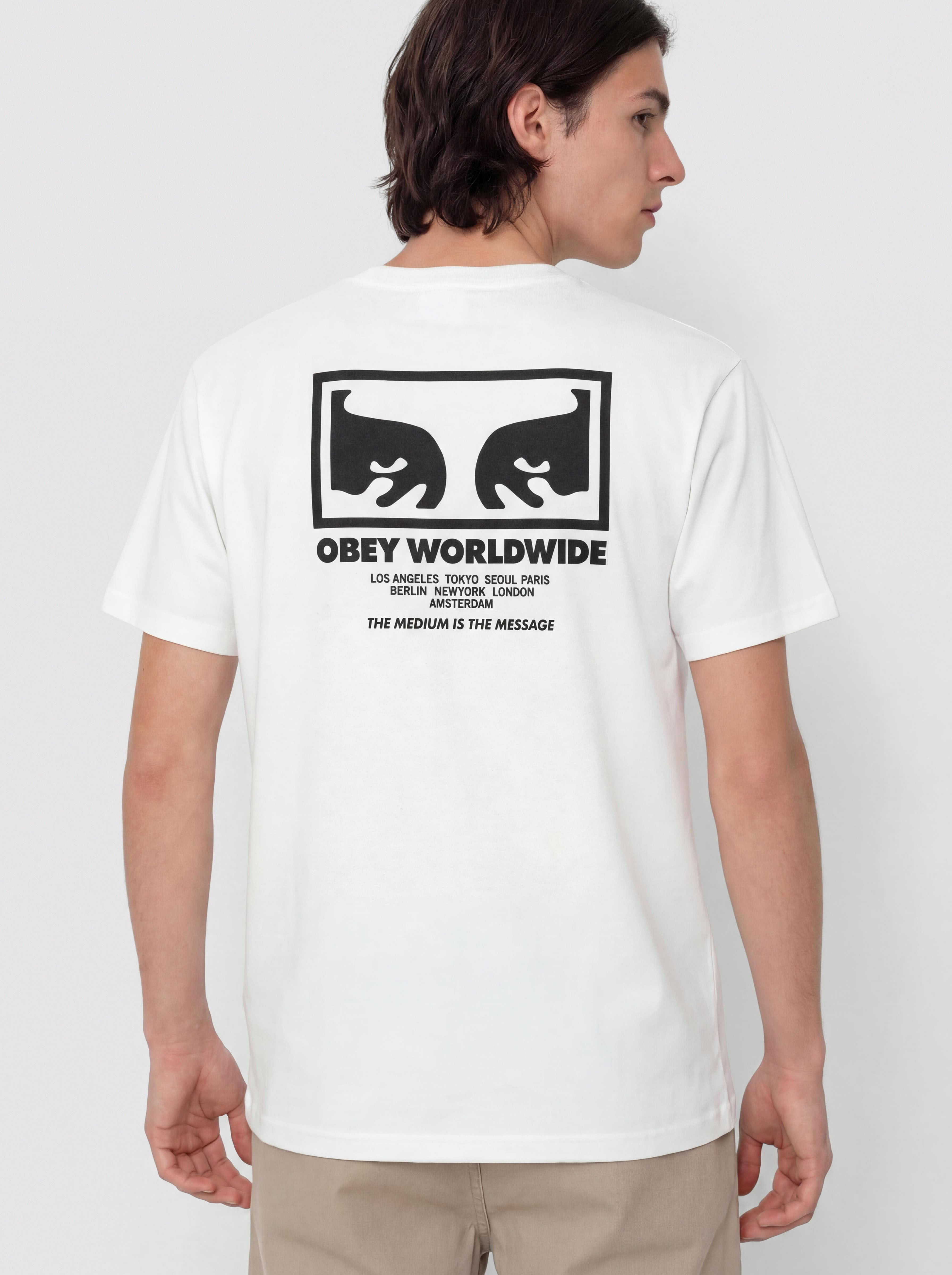OBEY The Medium Is The Message T-Shirt (white)