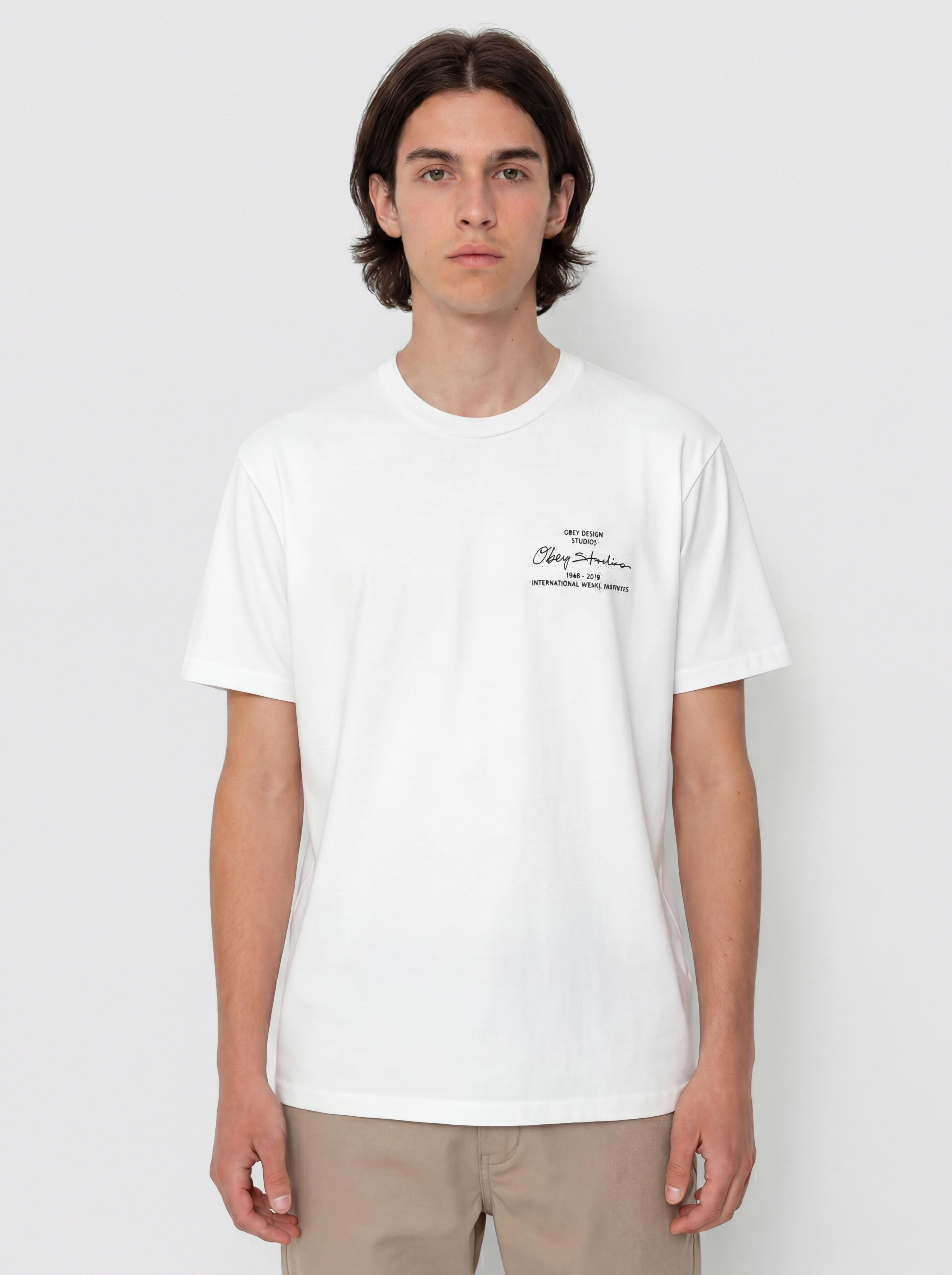 OBEY Institute T-Shirt (pigment vintage white)