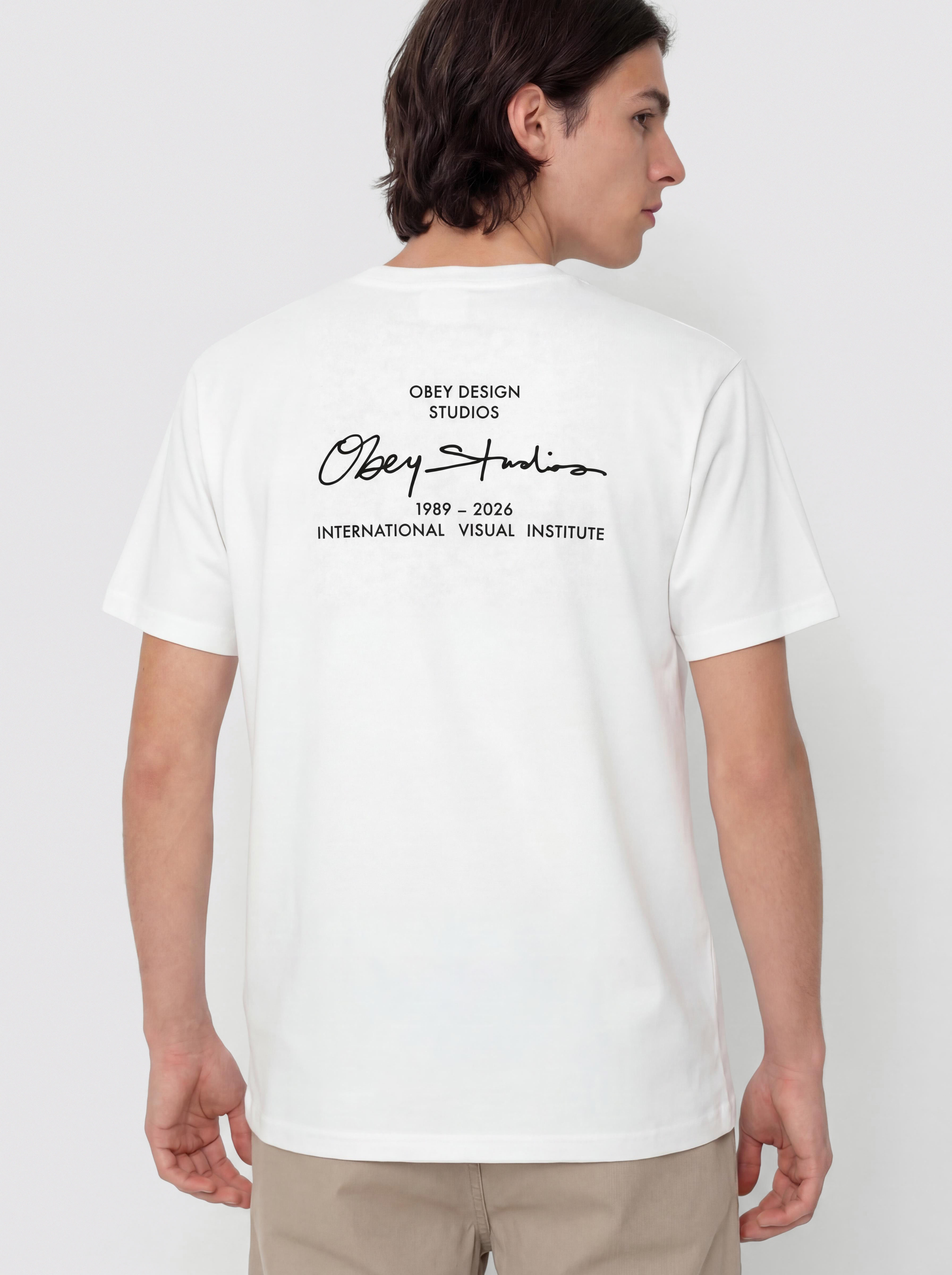 OBEY Institute T-Shirt (pigment vintage white)