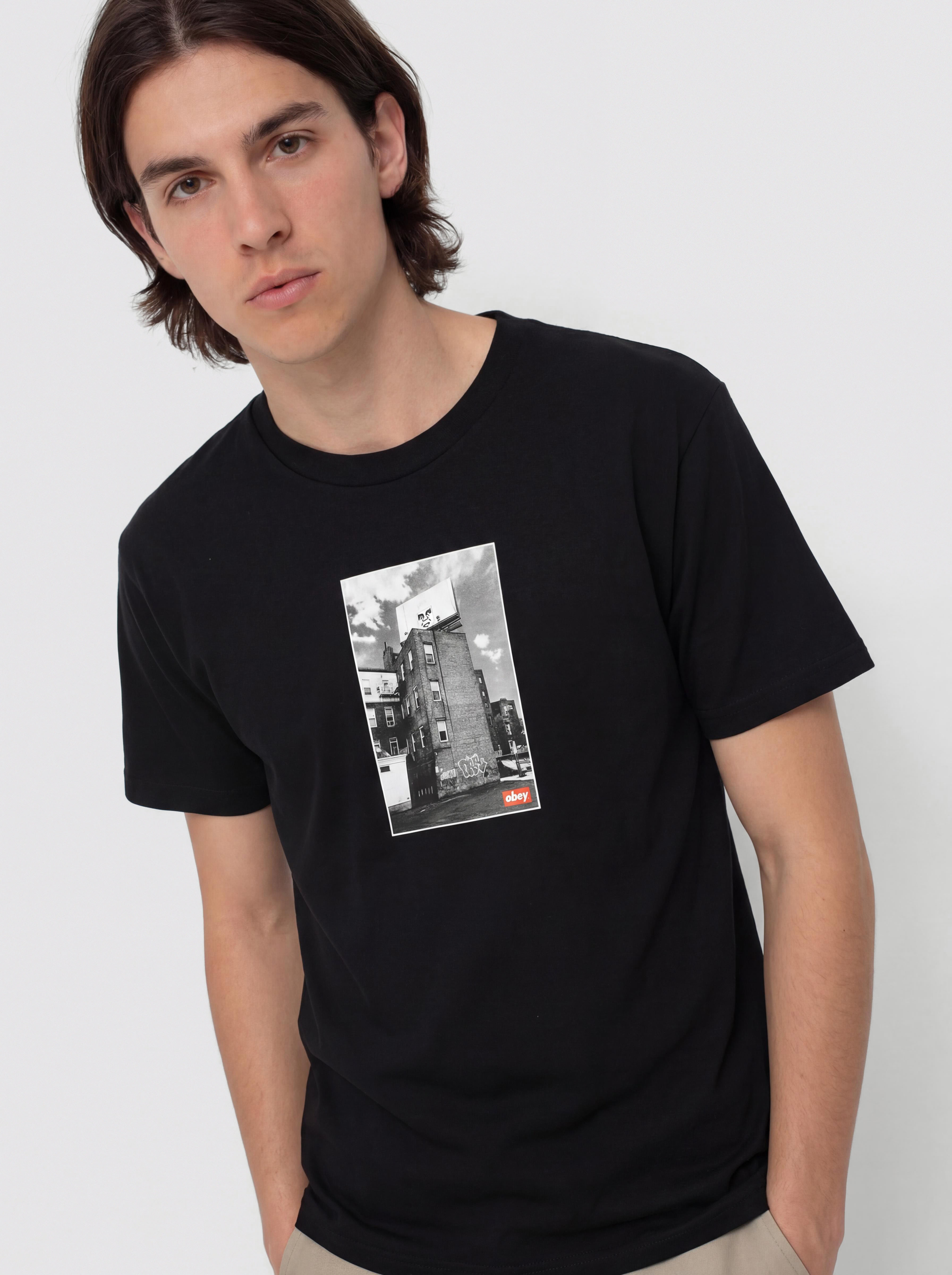 OBEY Boston Billboard T-Shirt (black)