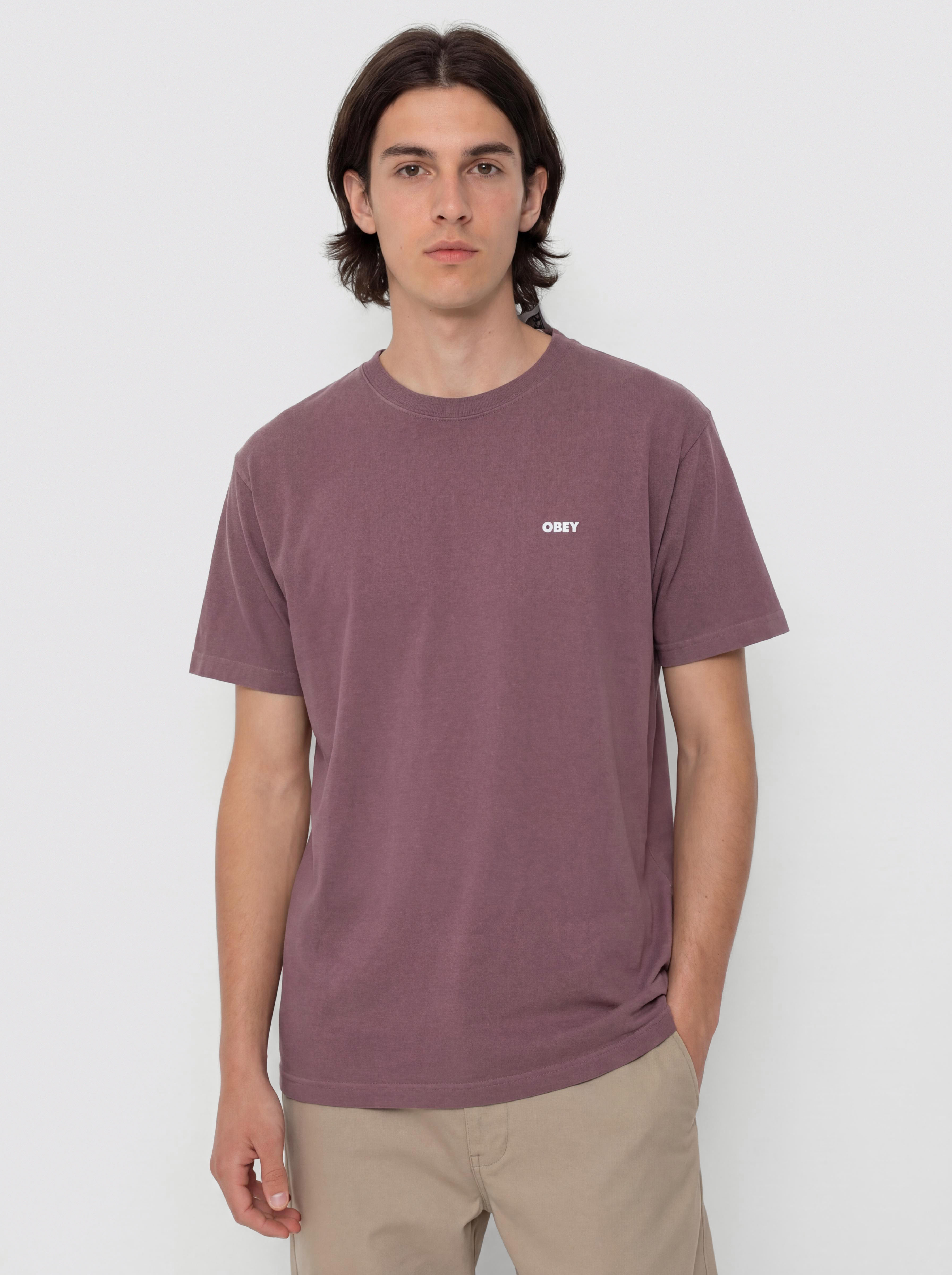 OBEY Bold Star T-Shirt (pigment plum perfect)