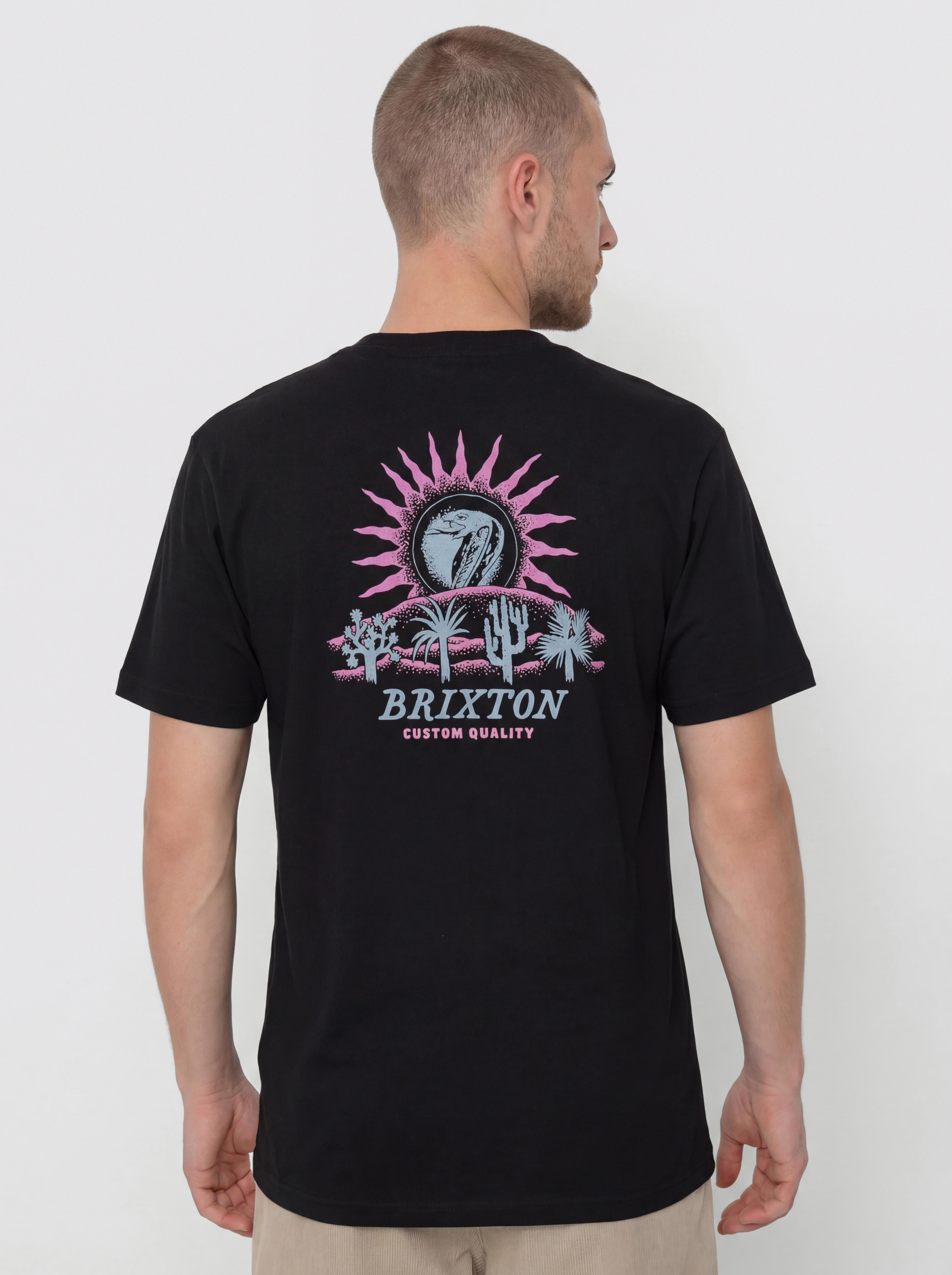 Brixton Dark Paradise Std T-Shirt - black (black)
