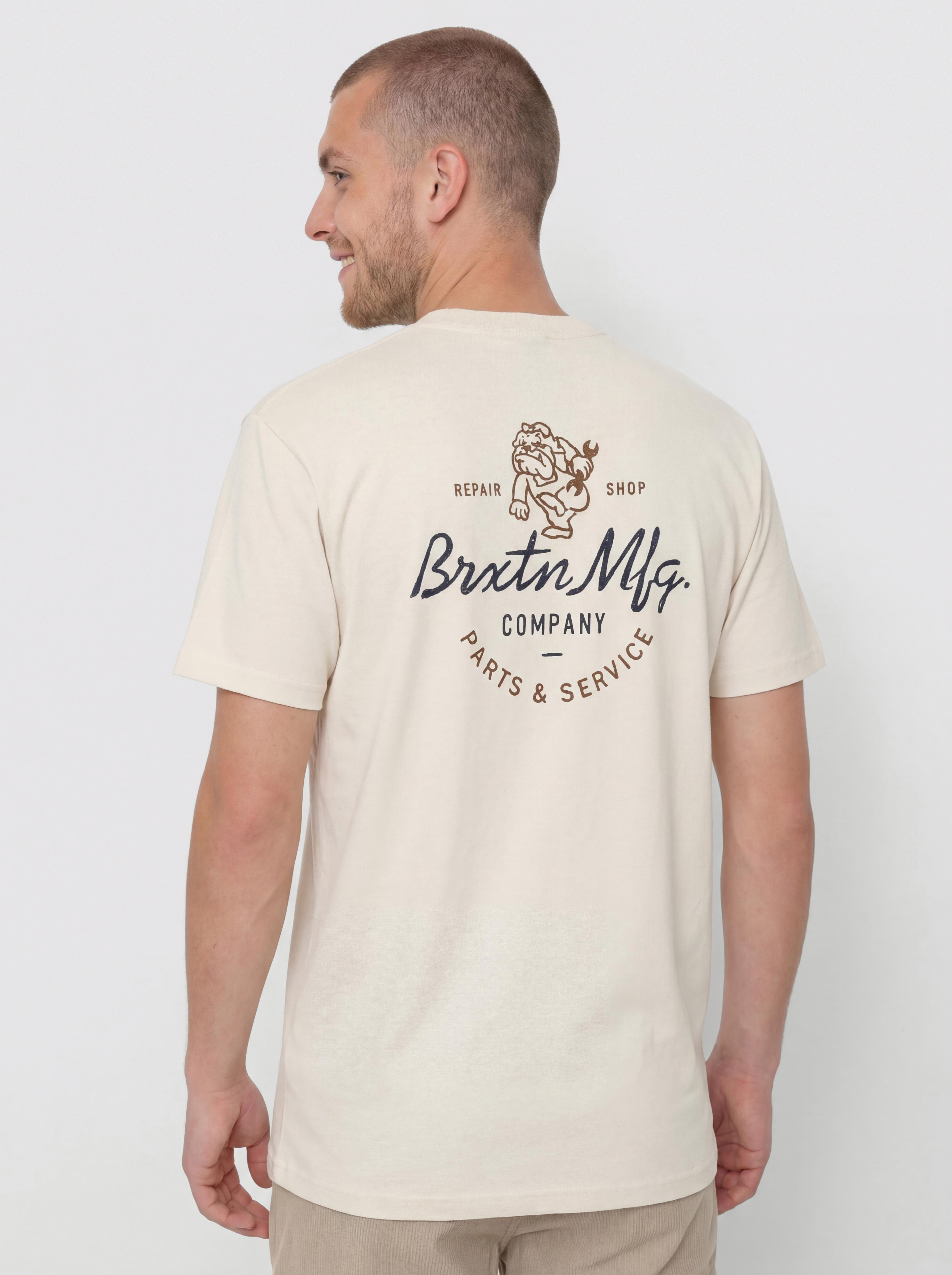 Brixton Tolman Std T-Shirt (cream)