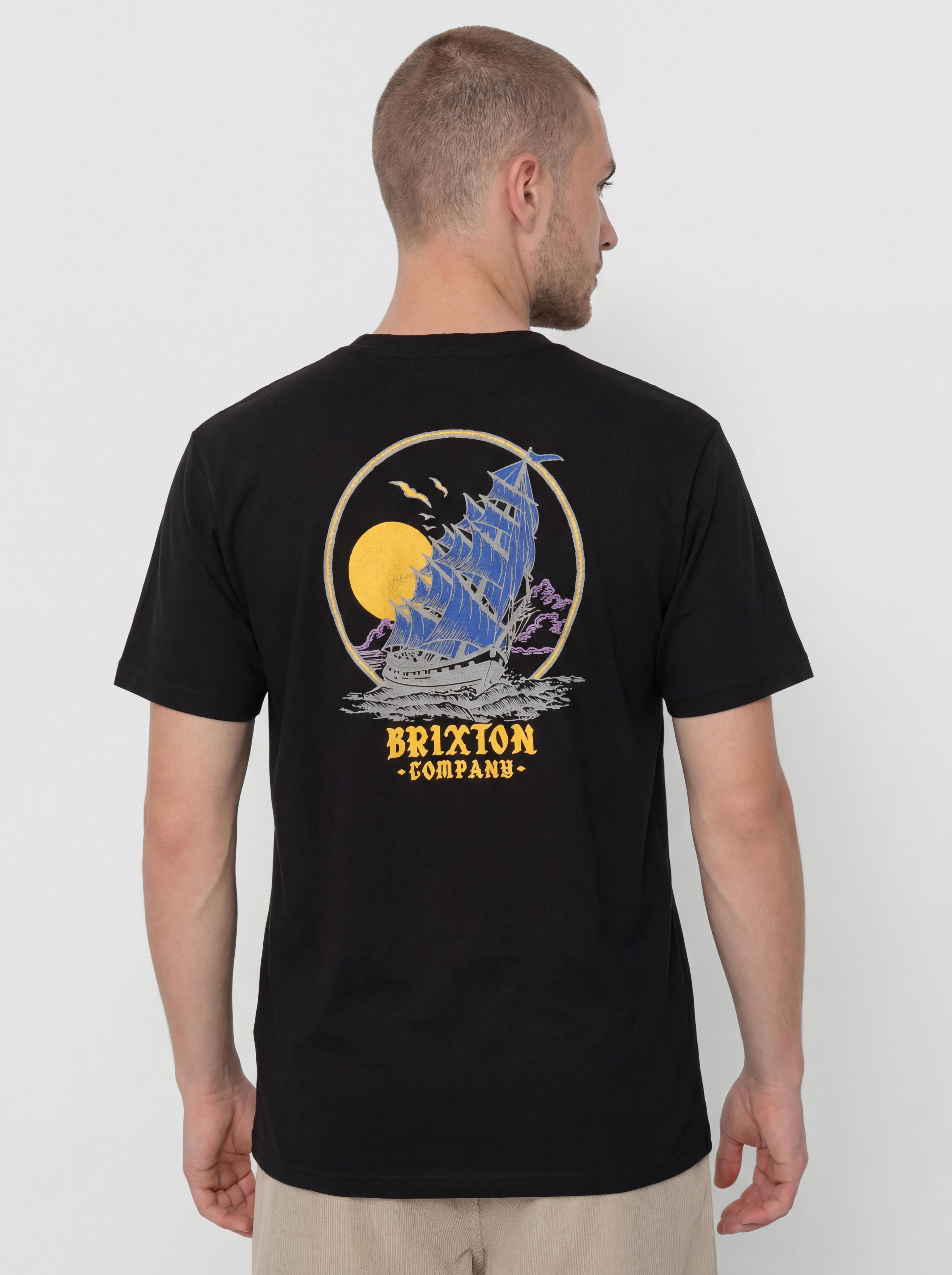 Brixton Dark Paradise Std T-Shirt - black (black)
