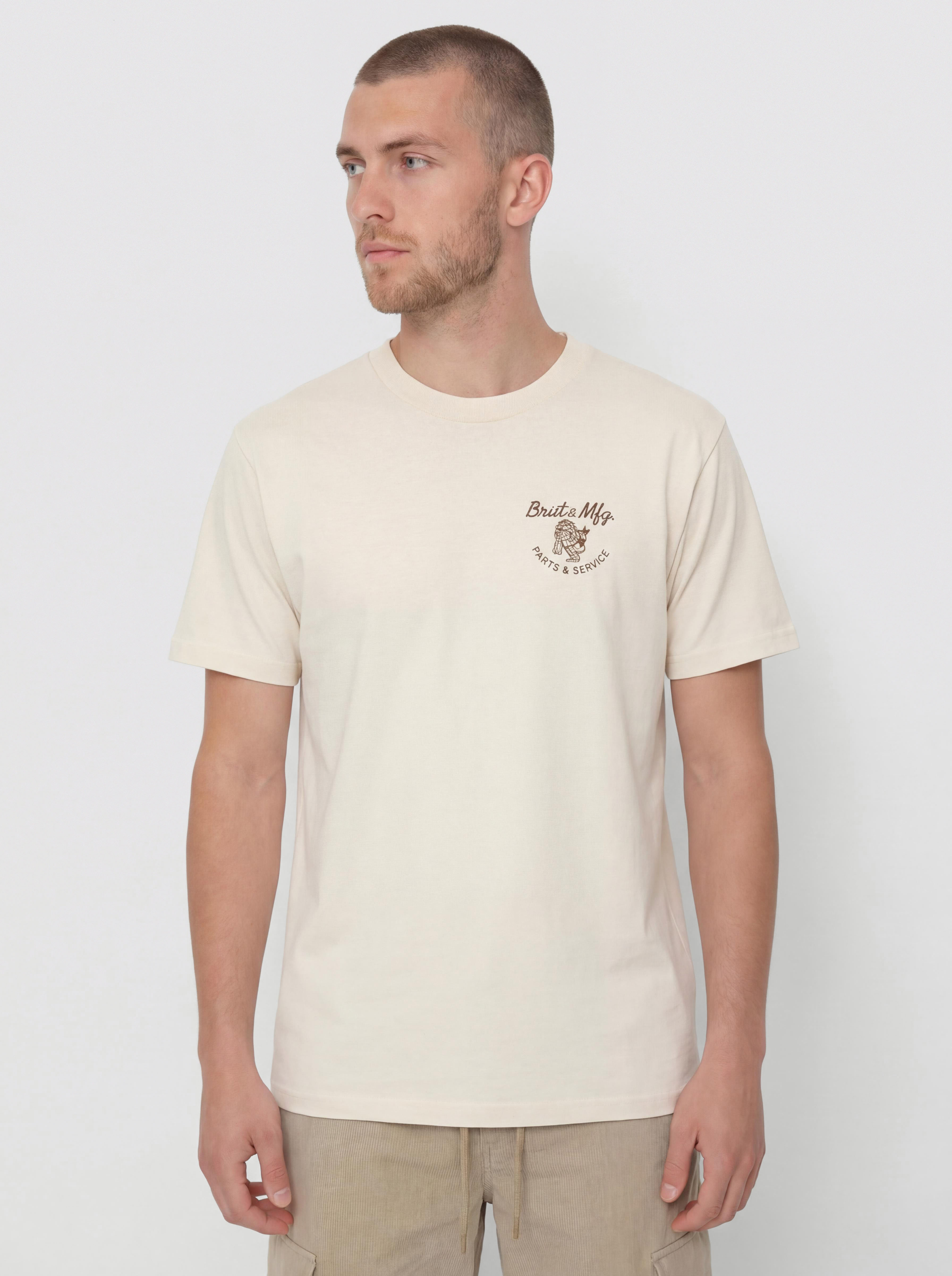 Brixton Tolman Std T-Shirt (cream)