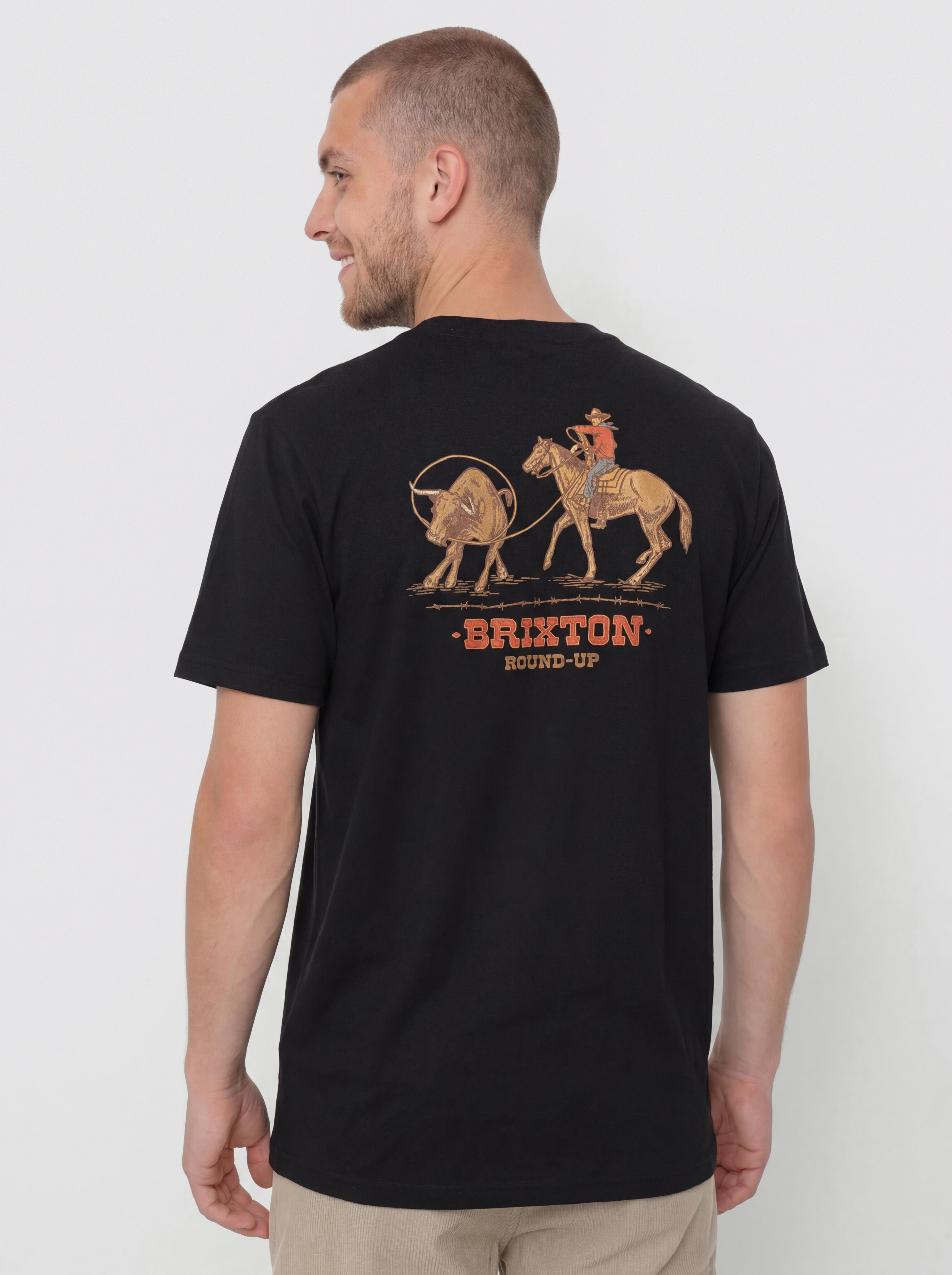 Brixton Hutchins Std T-Shirt (black)