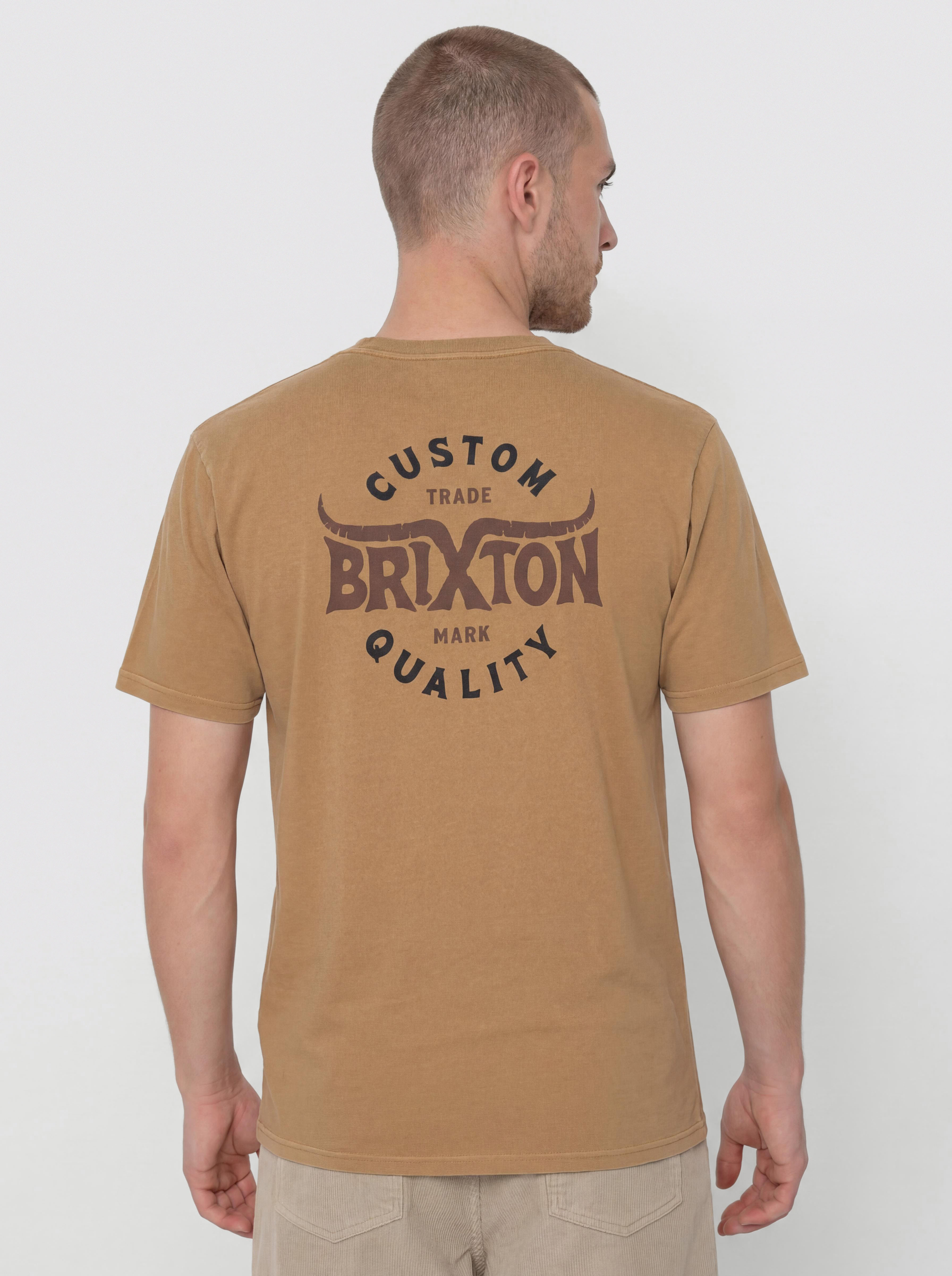 Brixton Gibson Stt T-Shirt (dijon worn wash)