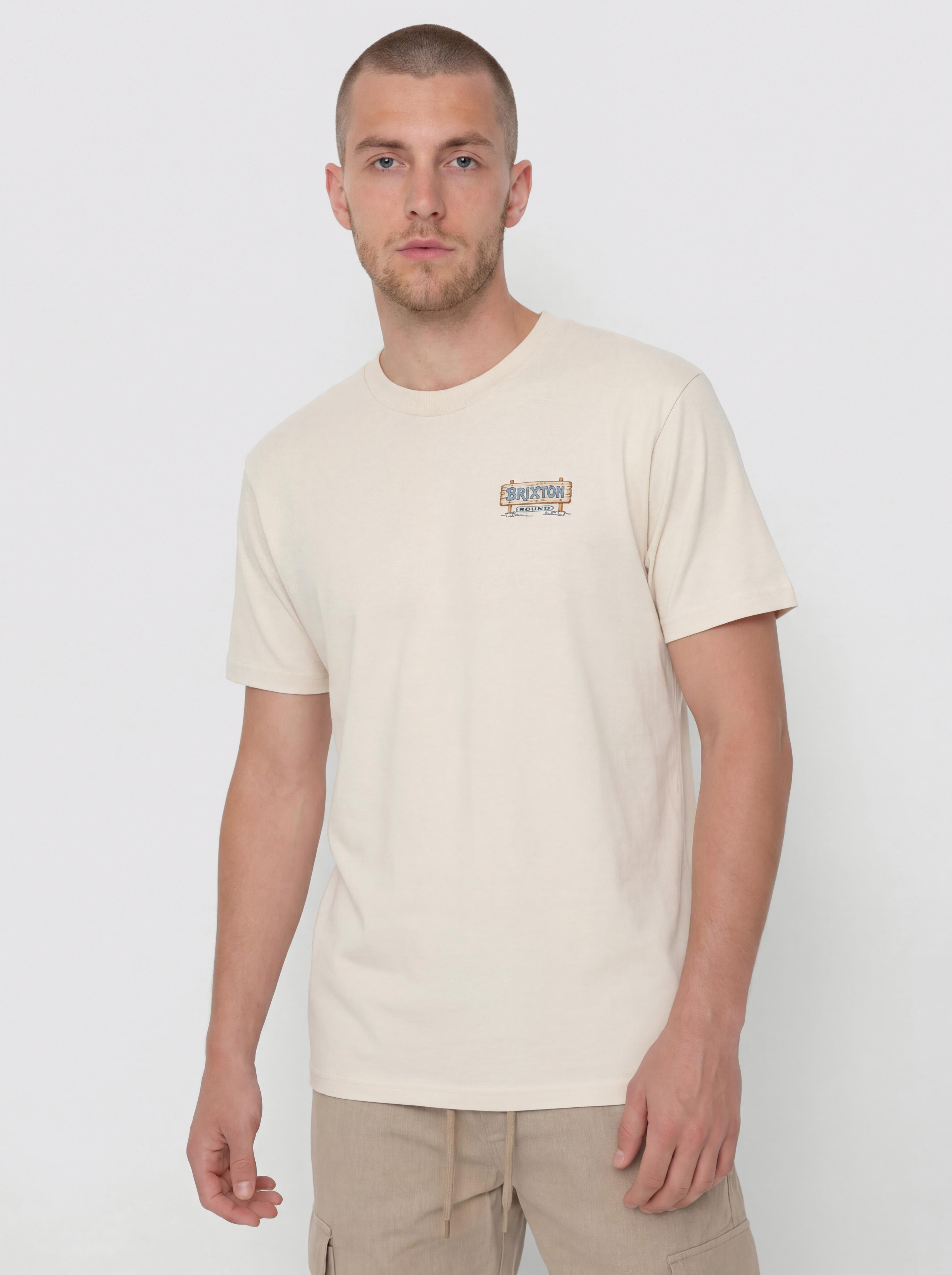 Brixton Hutchins Std T-Shirt (cream)
