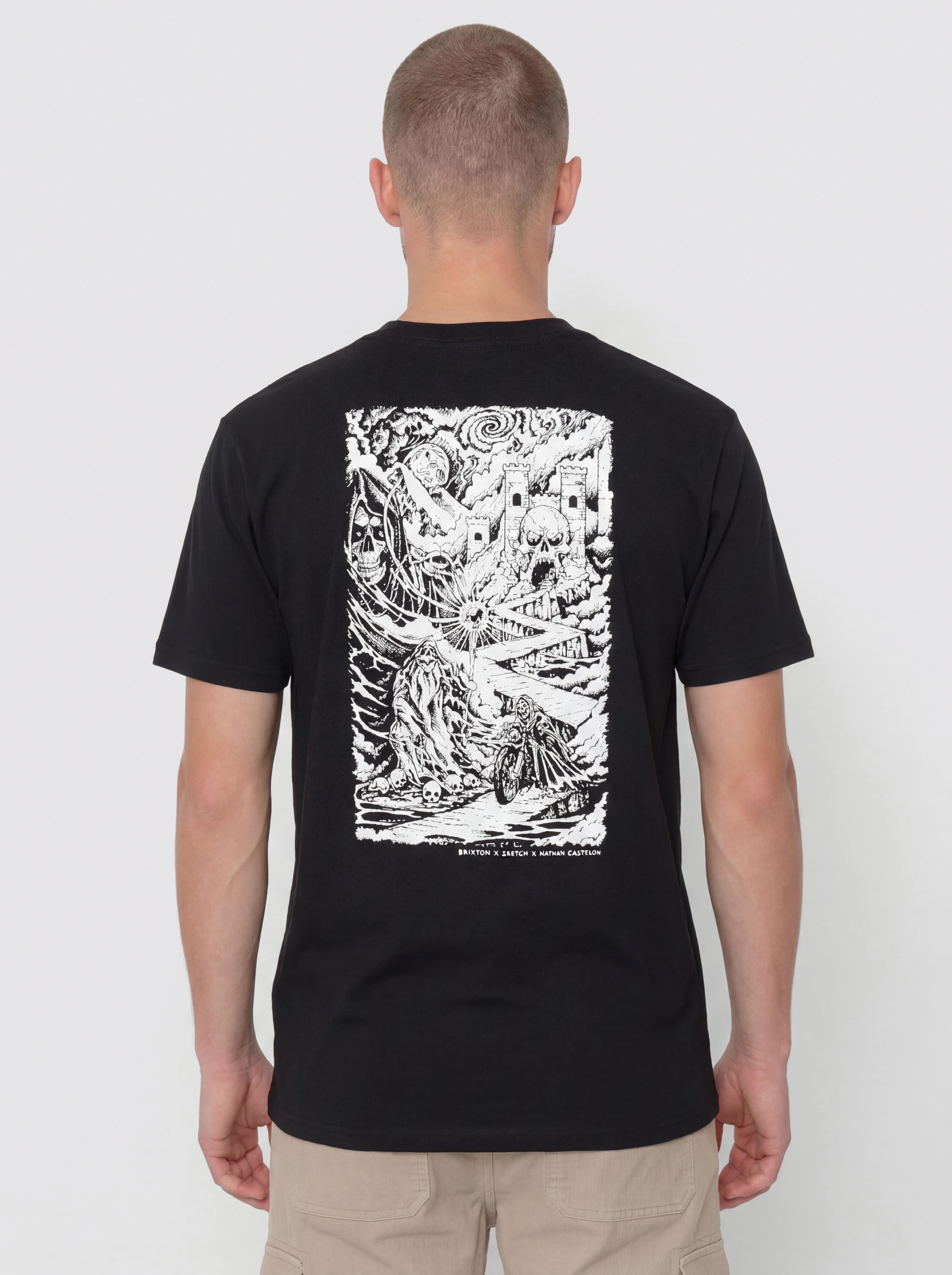 Brixton Hourglass Std T-Shirt (black)