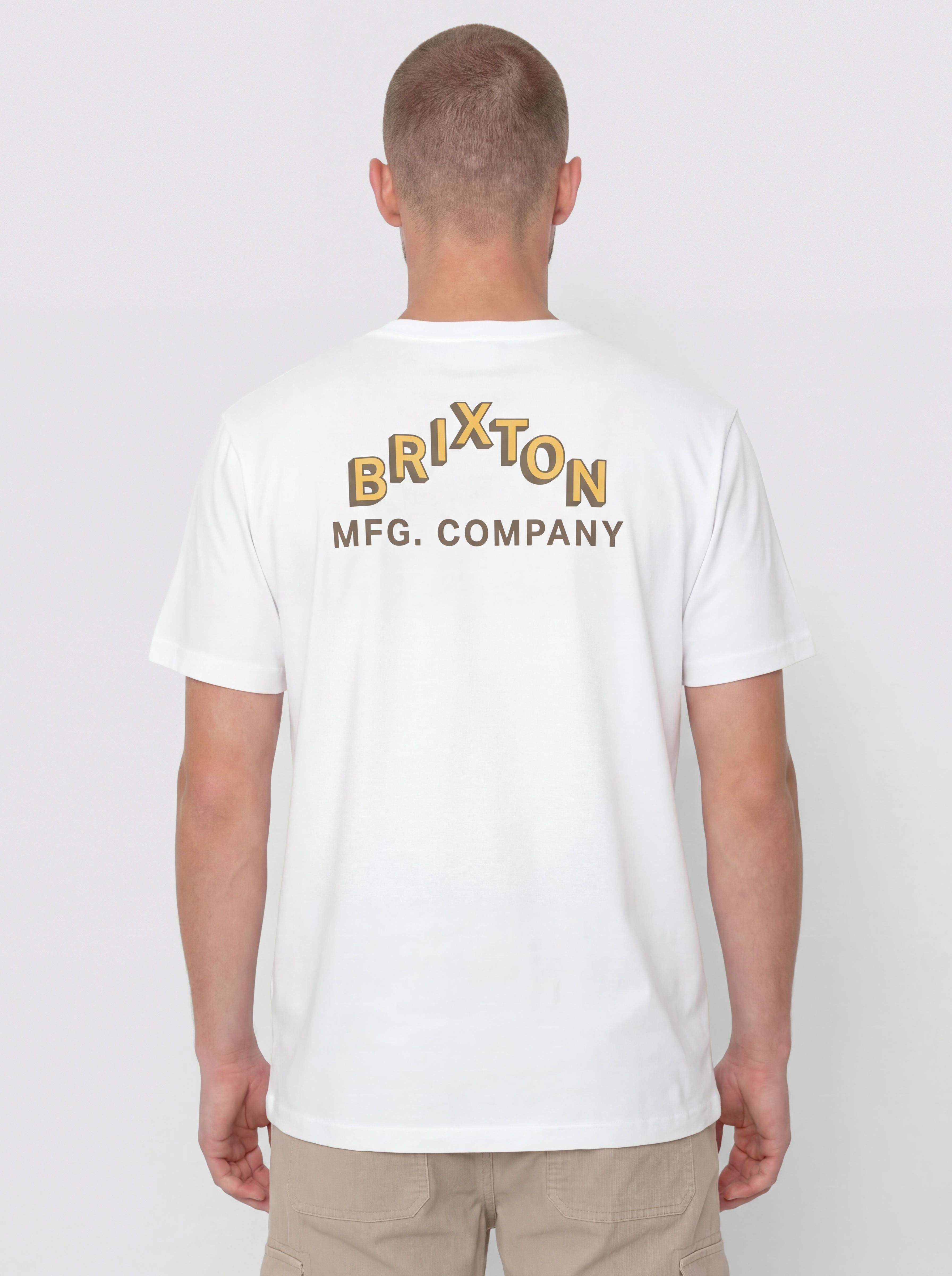 Brixton Roman Pkt T-Shirt (white)