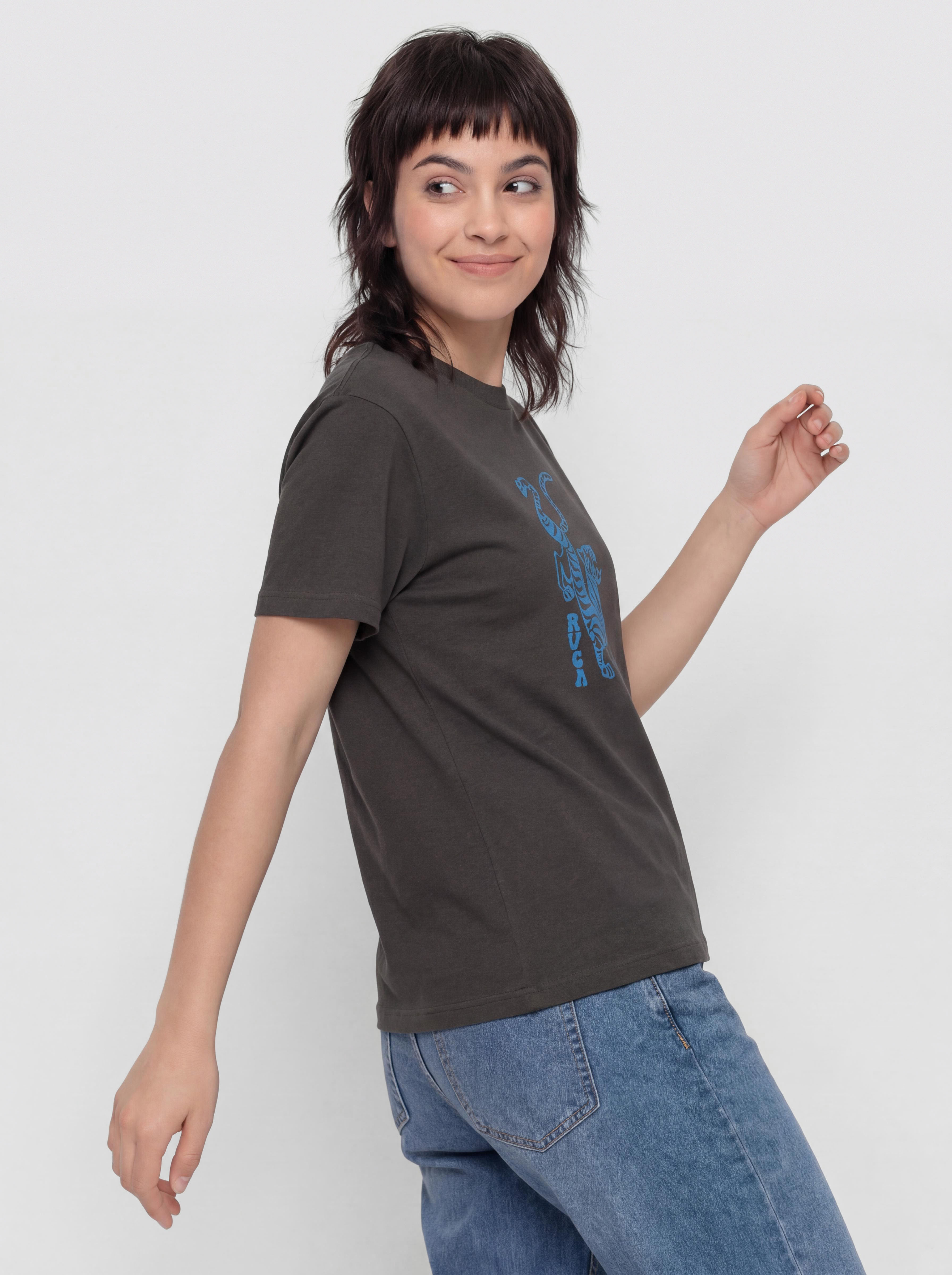 RVCA Balance Tiger T-Shirt (pirate black)