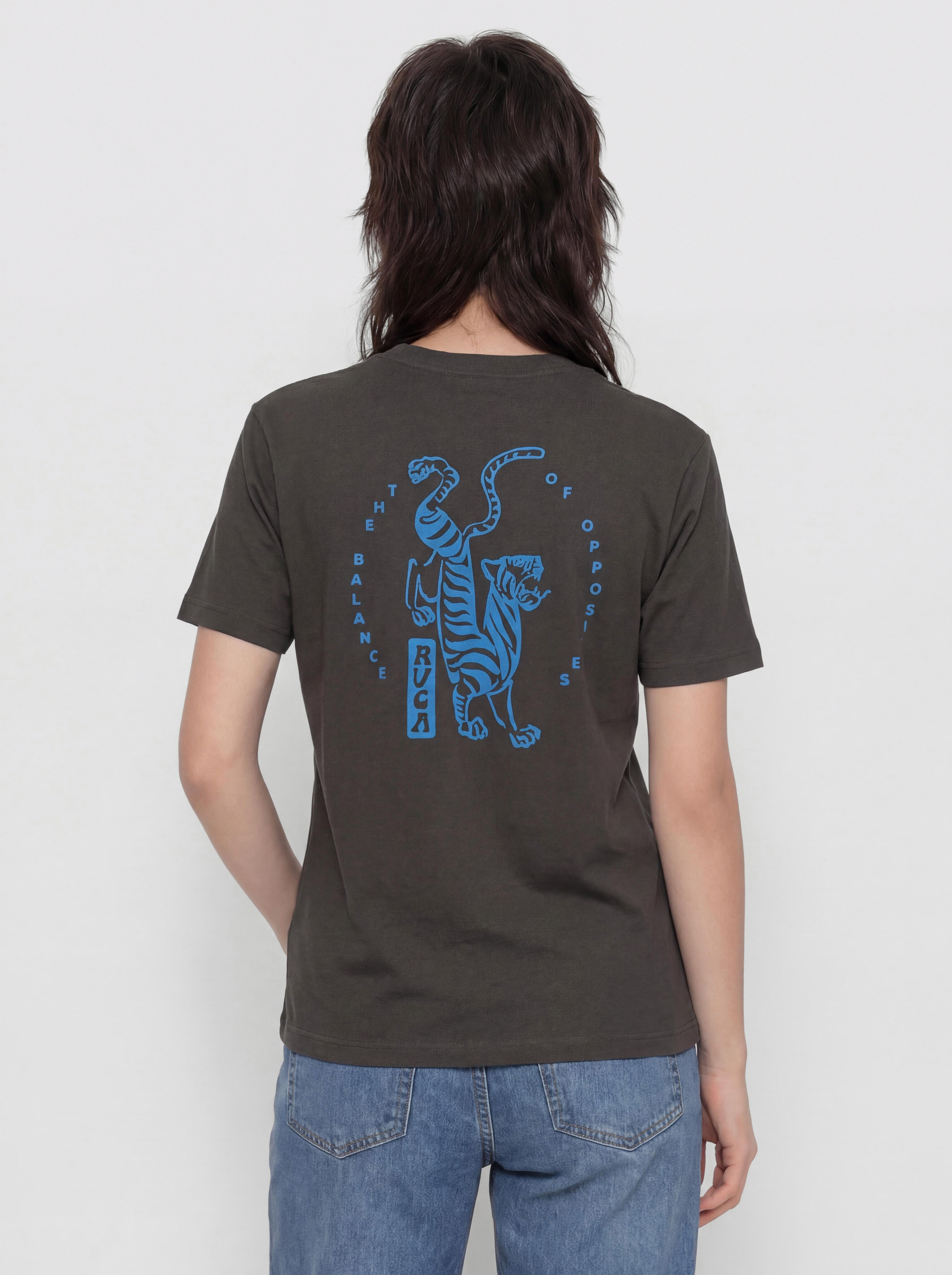 RVCA Balance Tiger T-Shirt (pirate black)