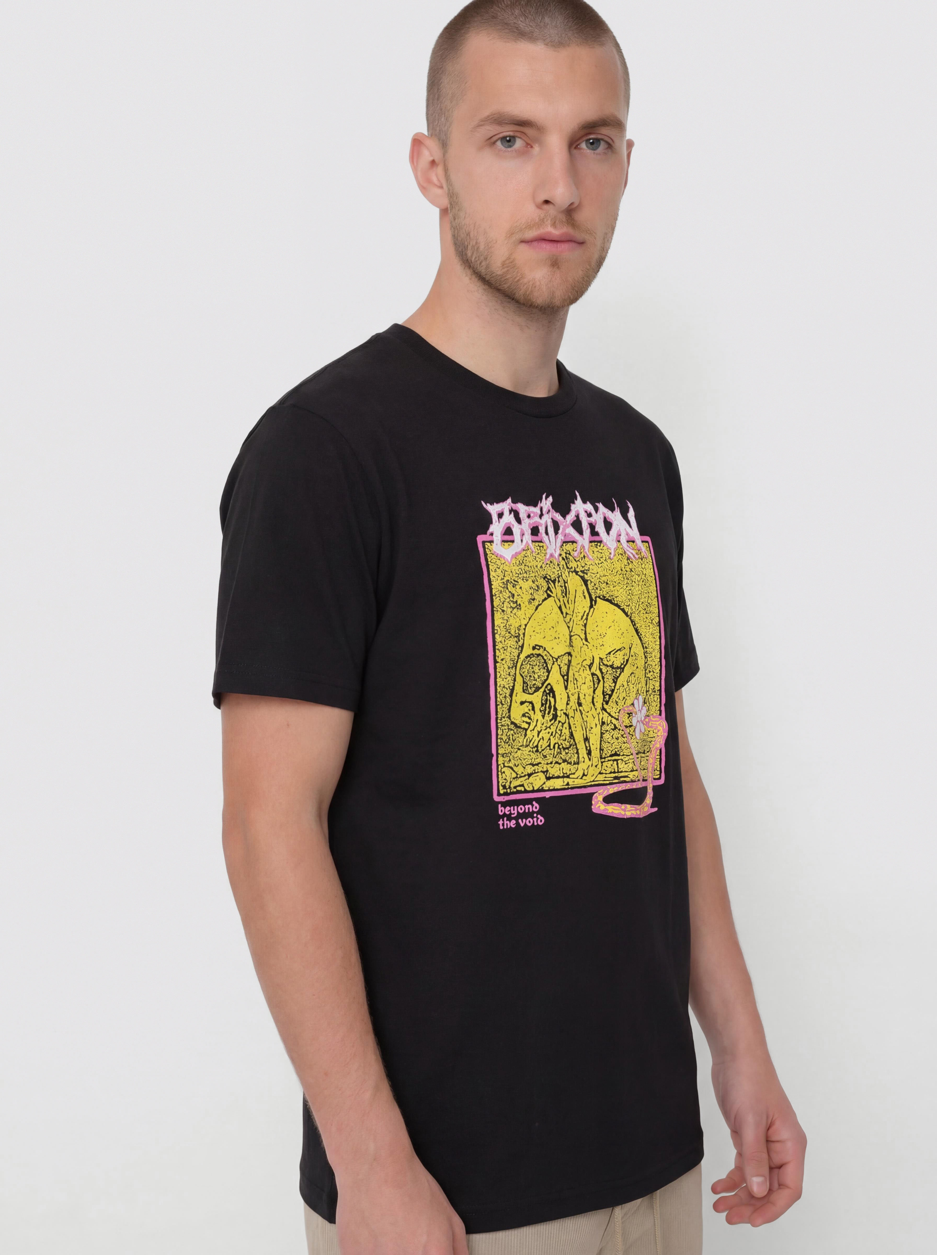 Brixton Void Premium Stt T-Shirt - black (black worn wash)