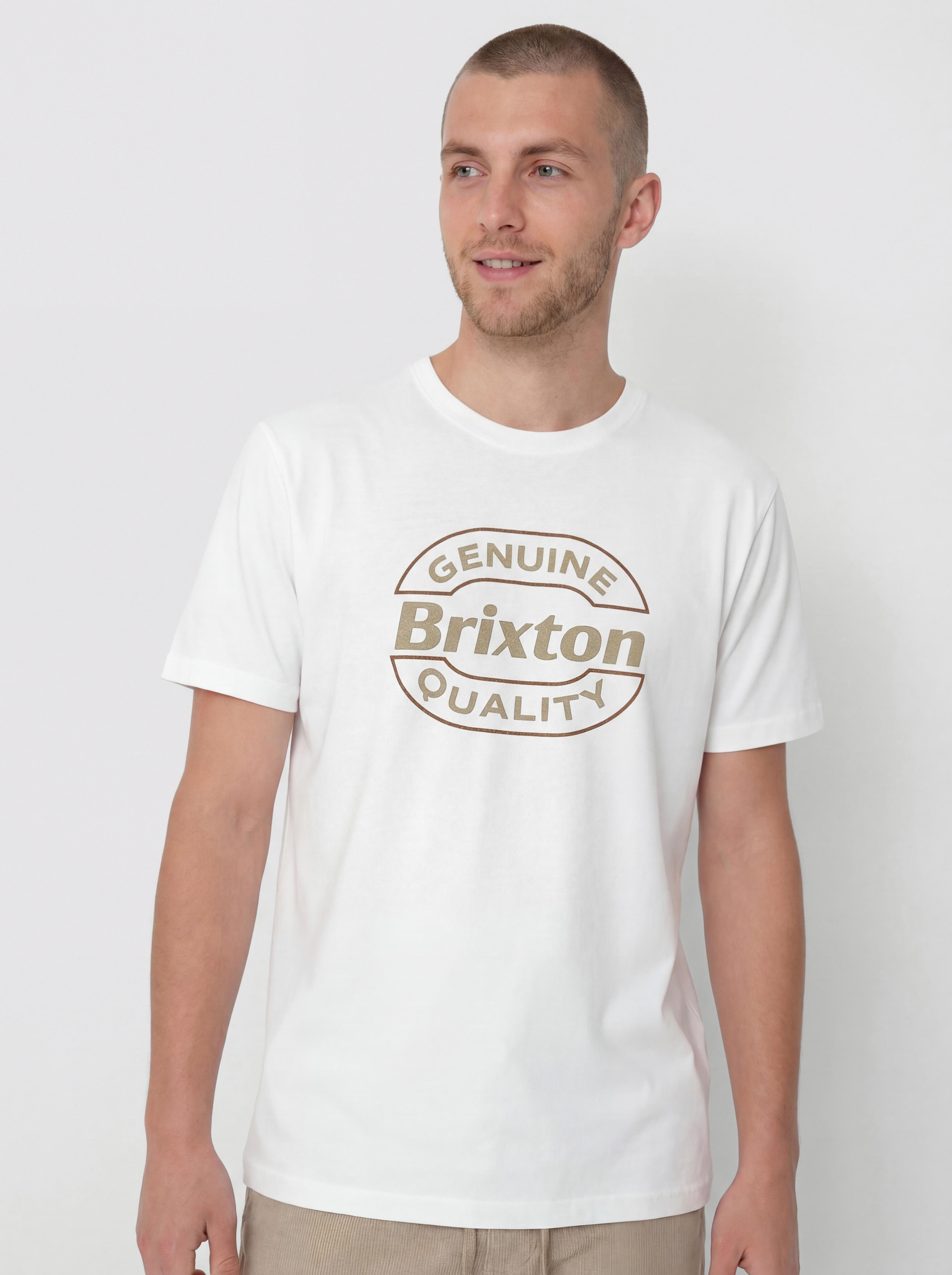 Brixton Keaton Tlrt T-Shirt (white/red)