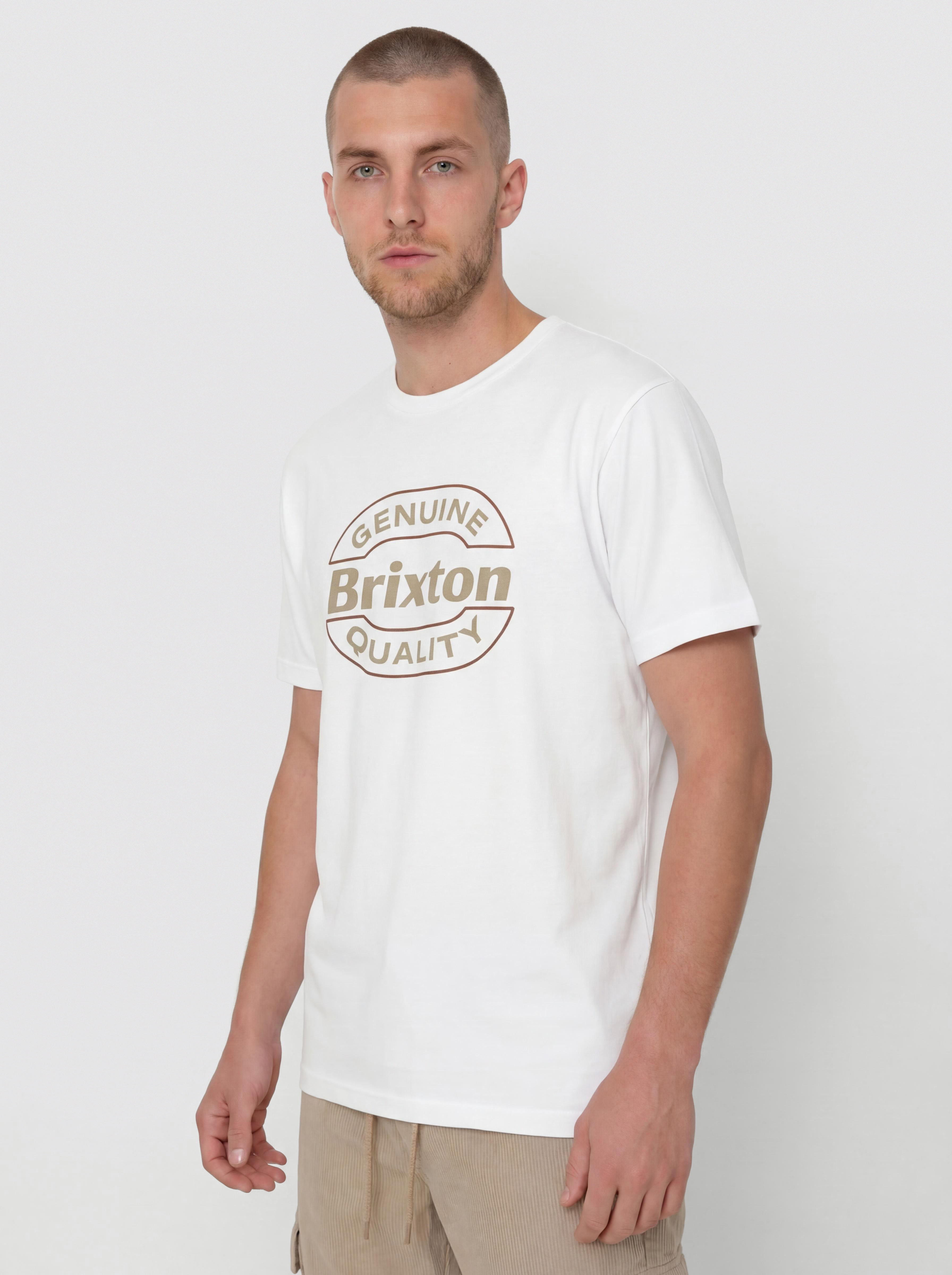 Brixton Keaton Tlrt T-Shirt (white/red)