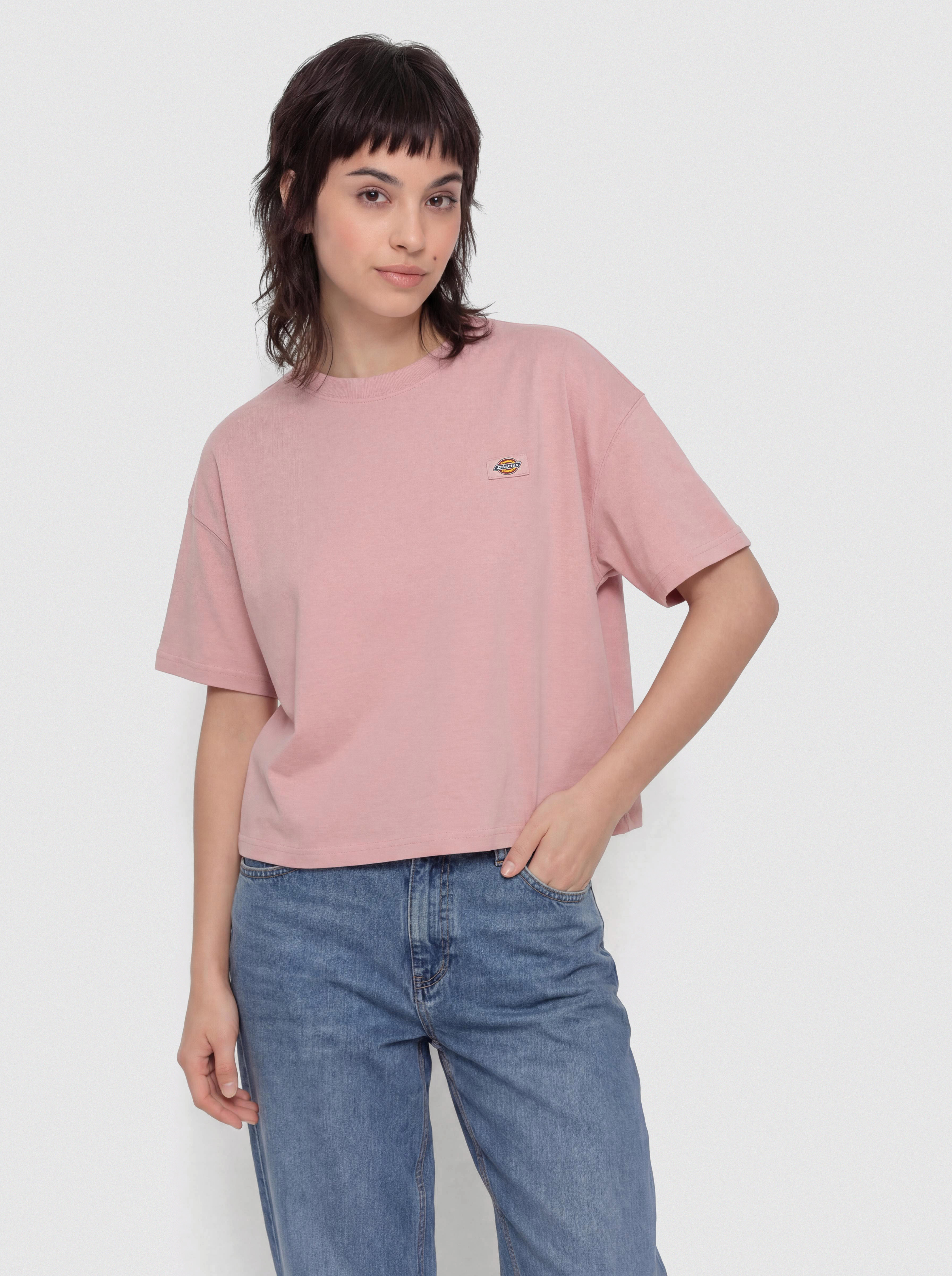 Dickies T-Shirt Oakport Boxy Wmn (bridal rose)