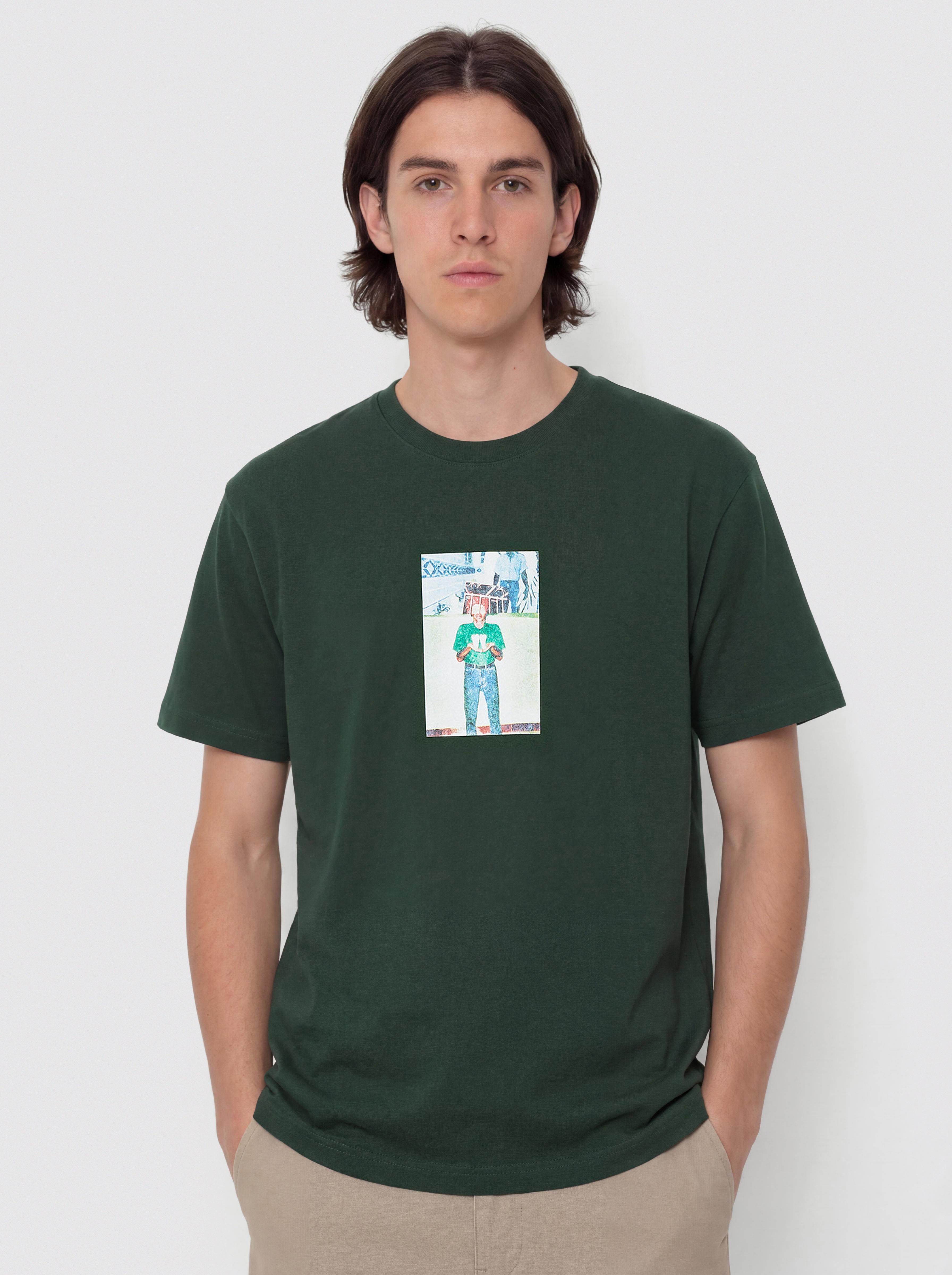 Polar Skate Jeans Teeth T-Shirt (dark green)