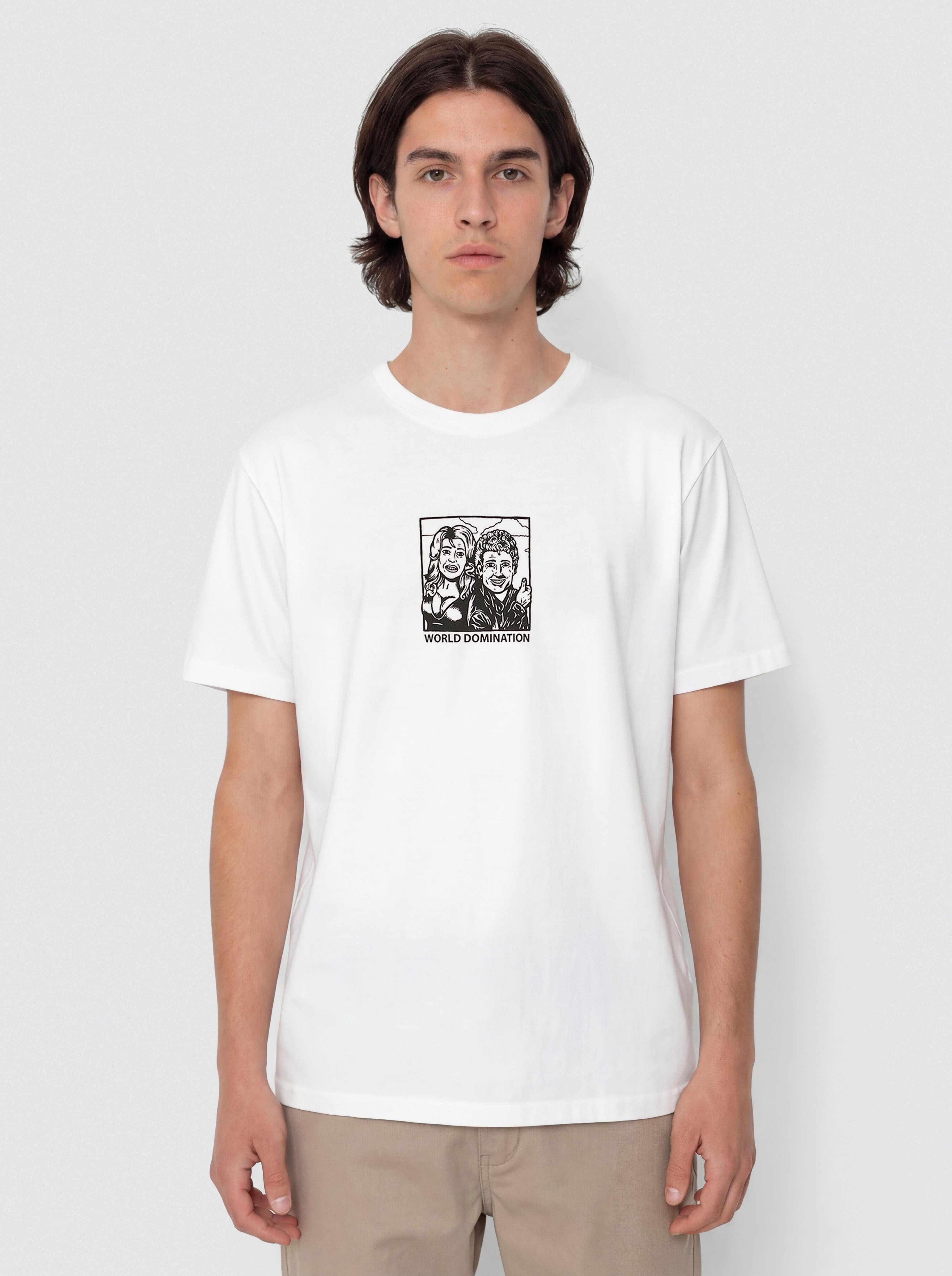 Polar Skate World Domination T-Shirt (white)