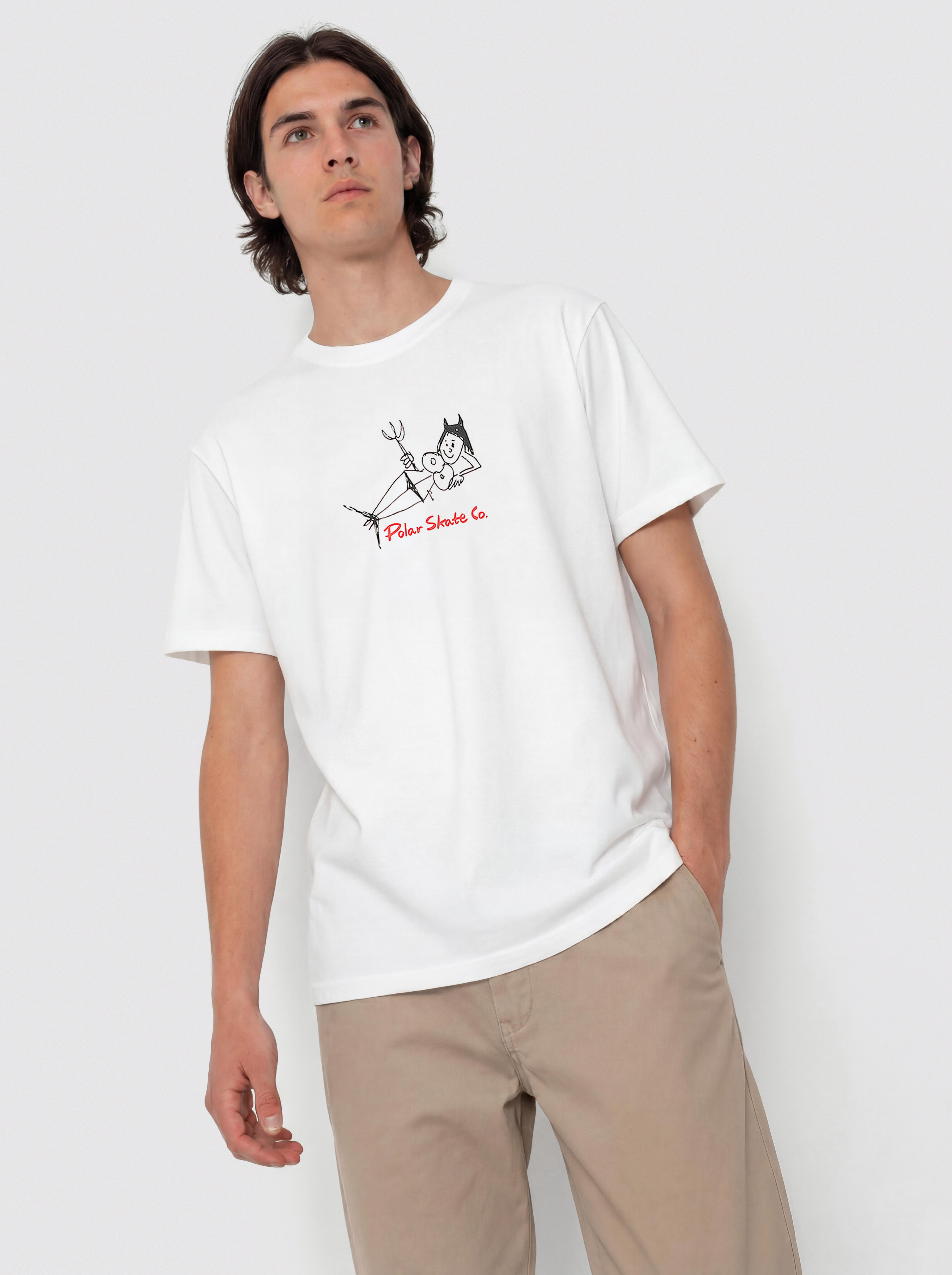 Polar Skate Devil Woman T-Shirt (white)