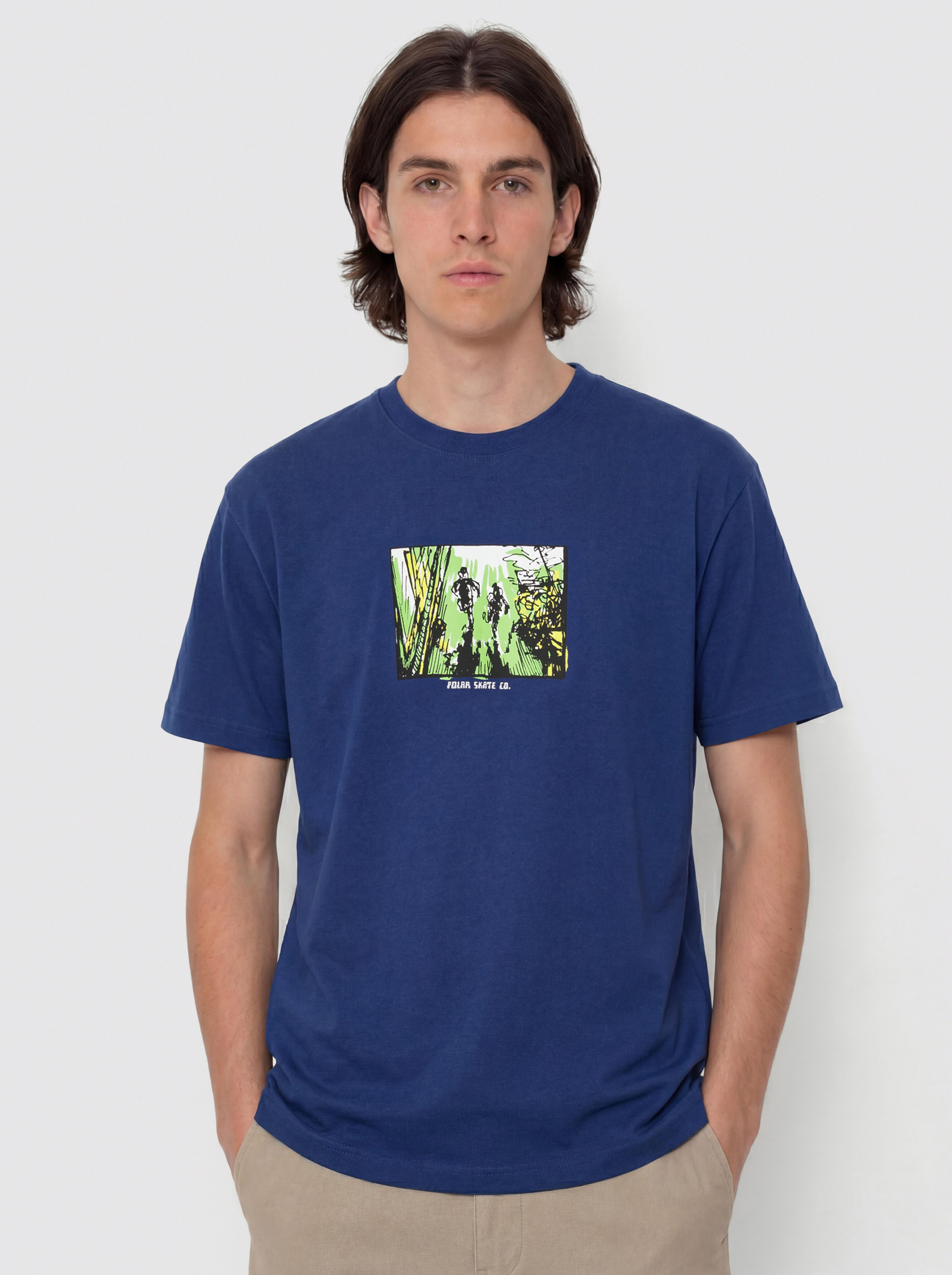 Polar Skate Running T-Shirt (deep royal blue)