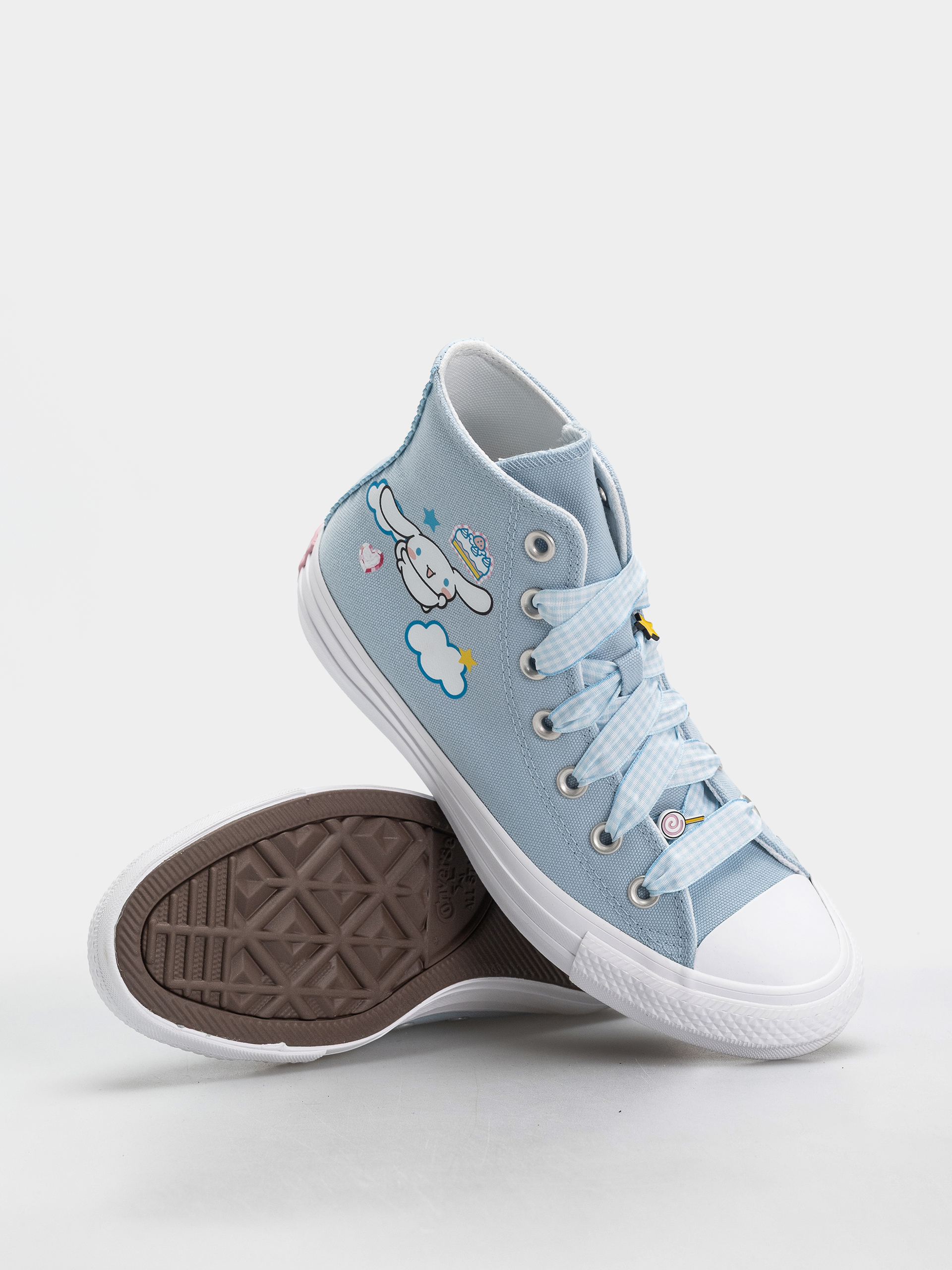 Converse Chuck Taylor All Star Hi Chucks (baby blue/white/pink)