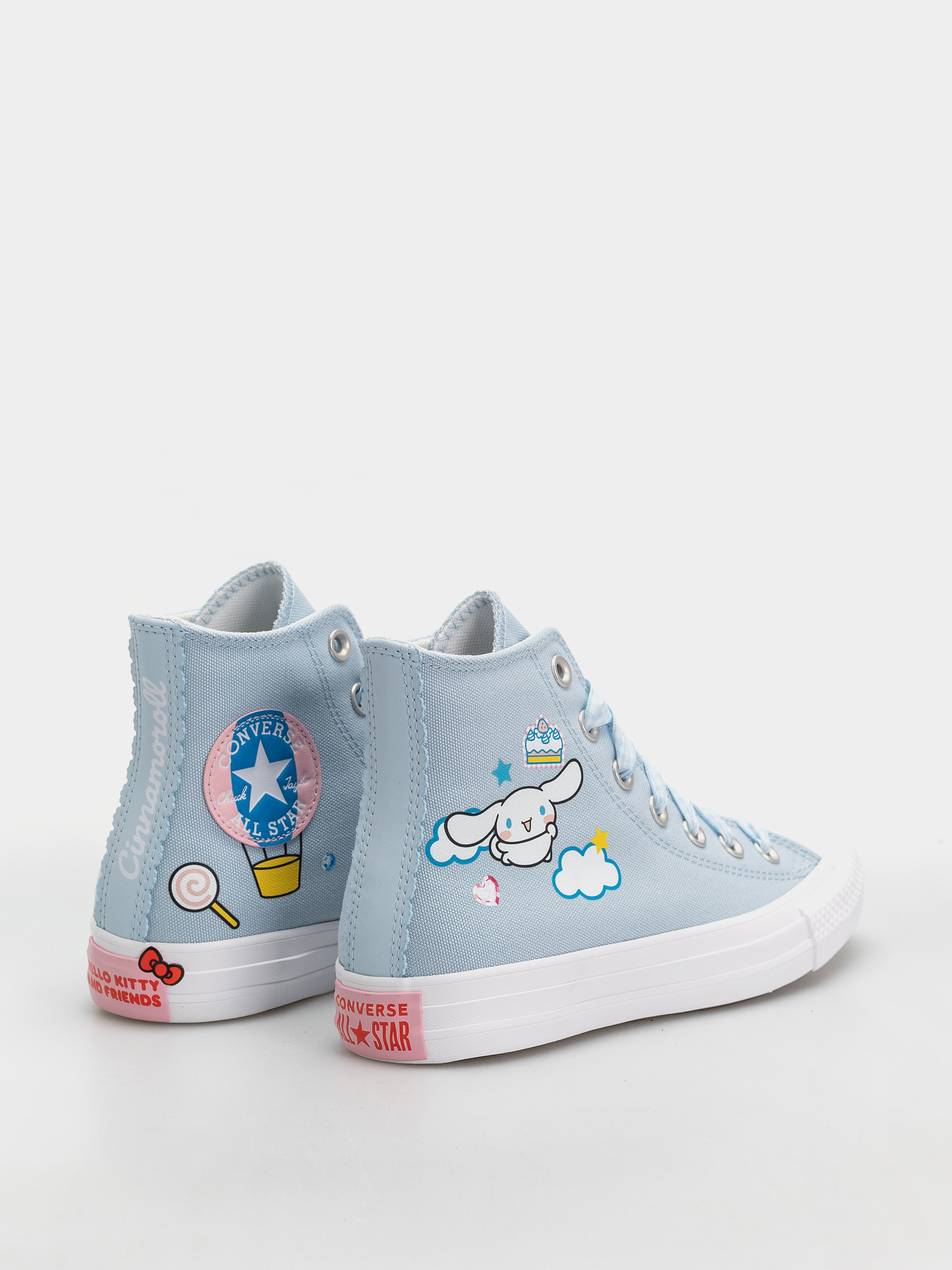 Converse Chuck Taylor All Star Hi Chucks (baby blue/white/pink)