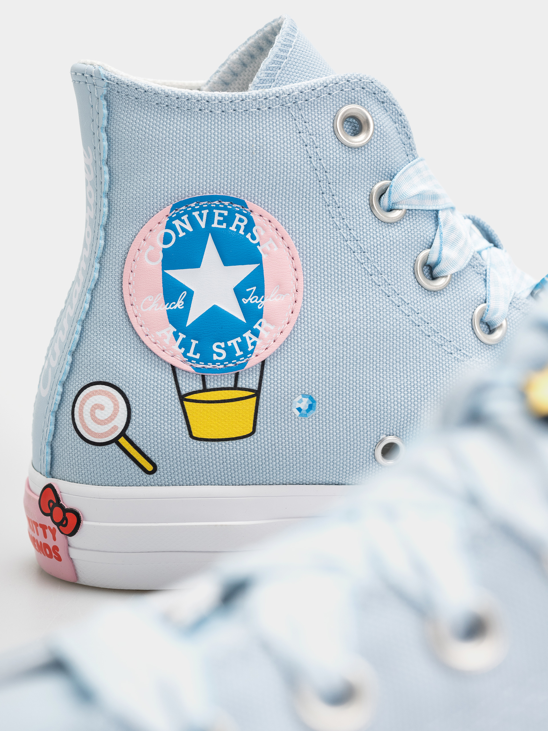 Converse Chuck Taylor All Star Hi Chucks (baby blue/white/pink)
