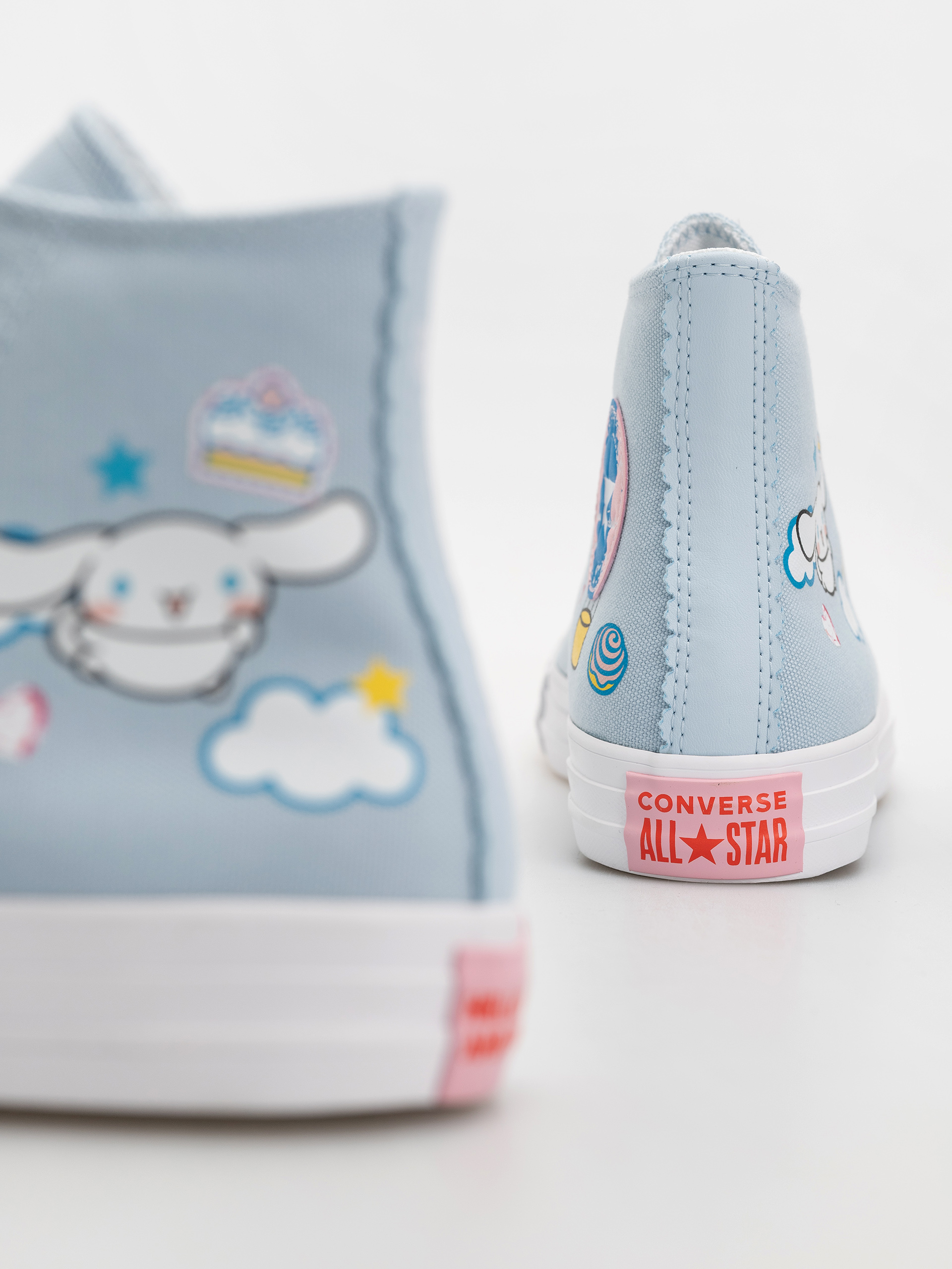 Converse Chuck Taylor All Star Hi Chucks (baby blue/white/pink)