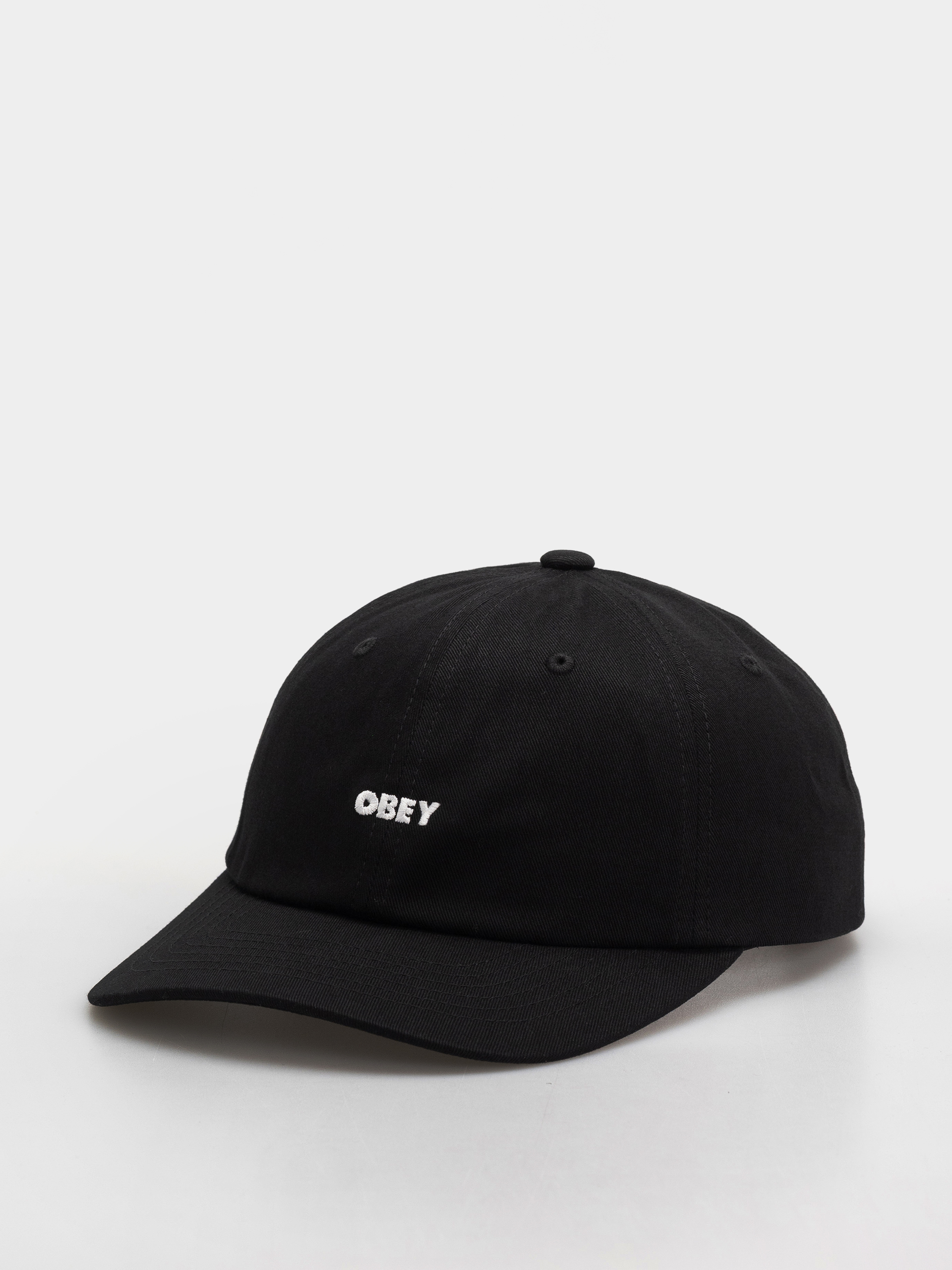 OBEY Bold Curve 6 Panel Cap (black)