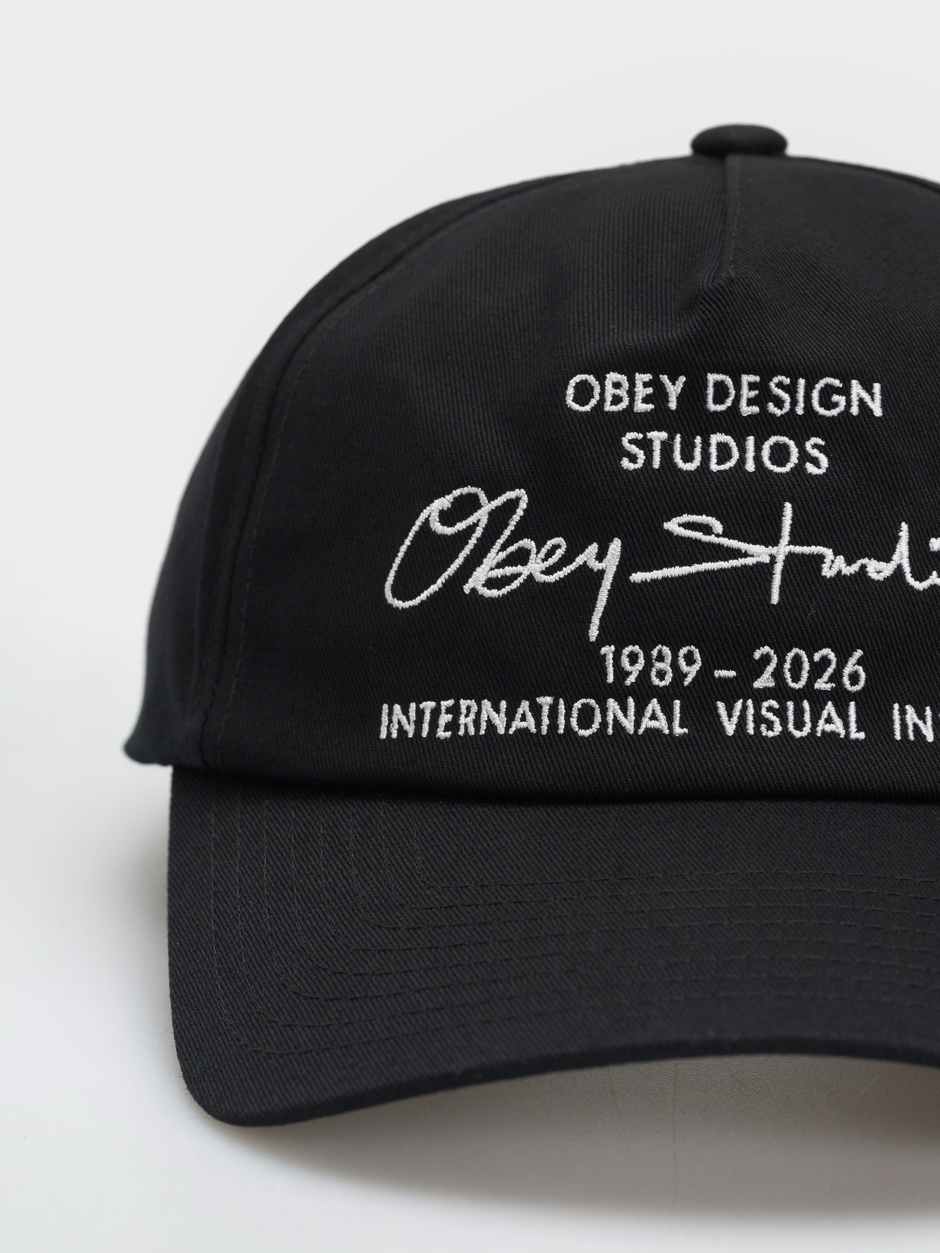 OBEY Design Studios 5 Panel Cap (black)