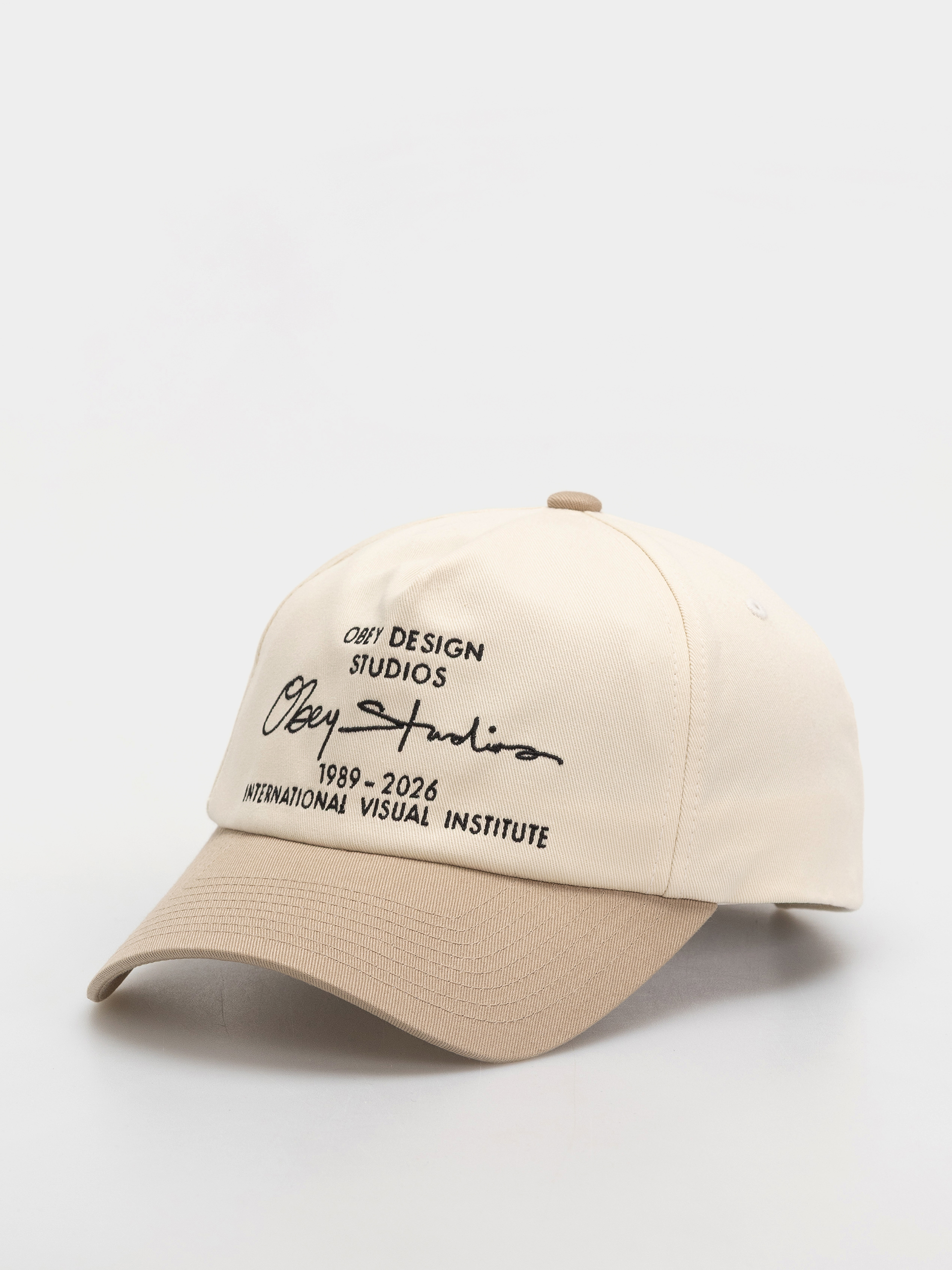 OBEY Design Studios 5 Panel Cap (pale khaki multi)