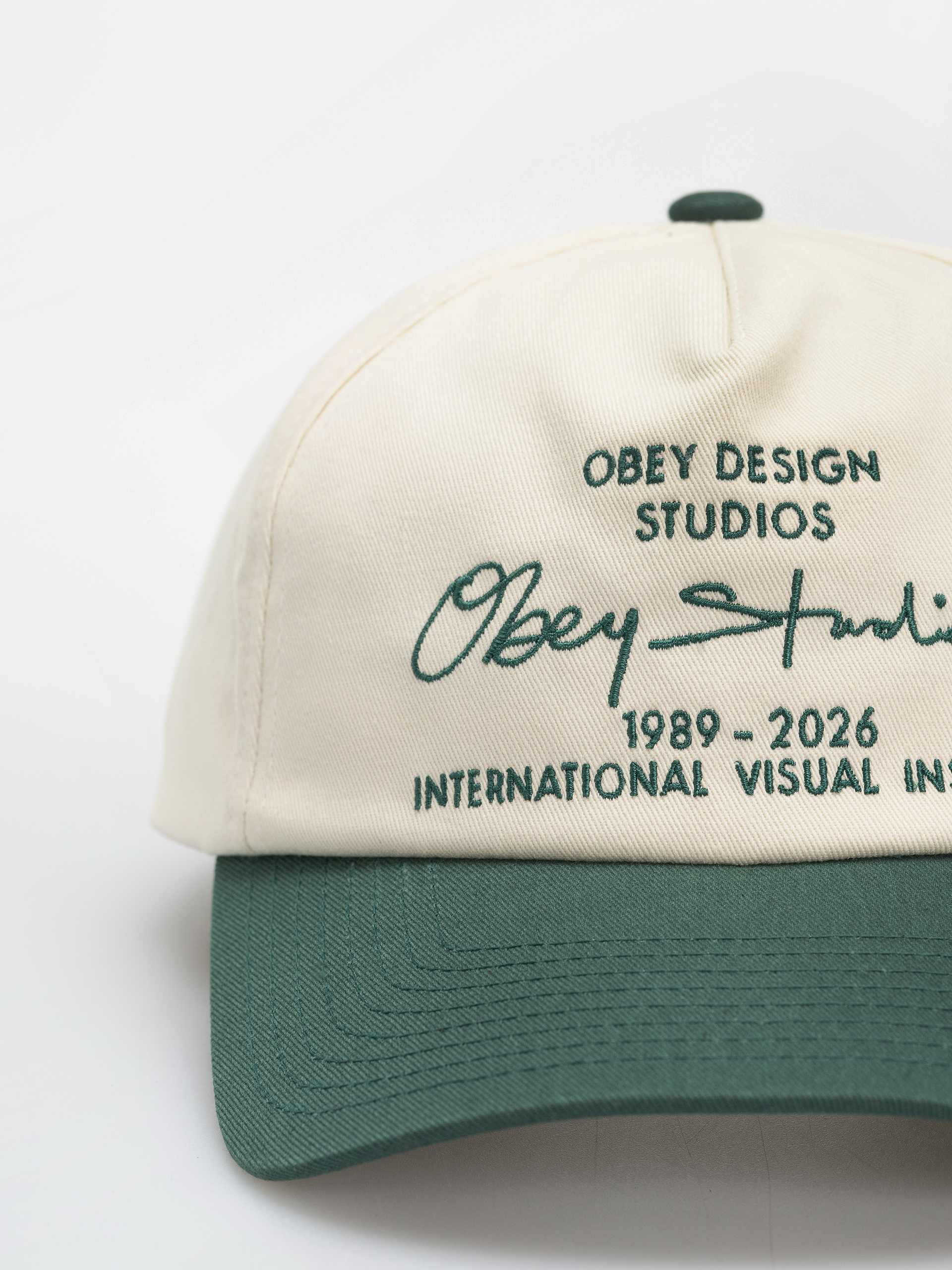 OBEY Design Studios 5 Panel Cap (spruce multi)