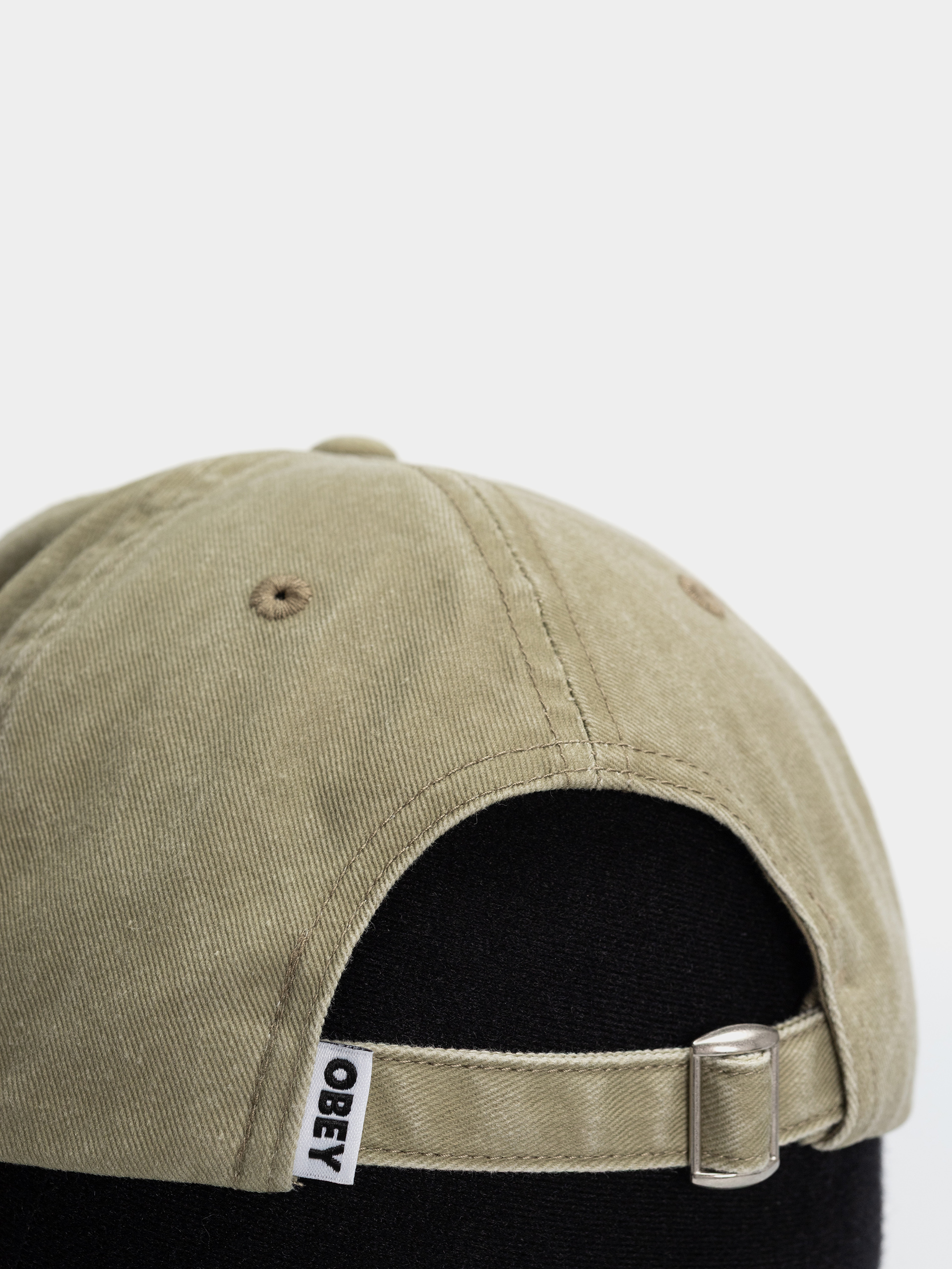 OBEY Pigment Bold 6 Panel Cap (pigment khaki)