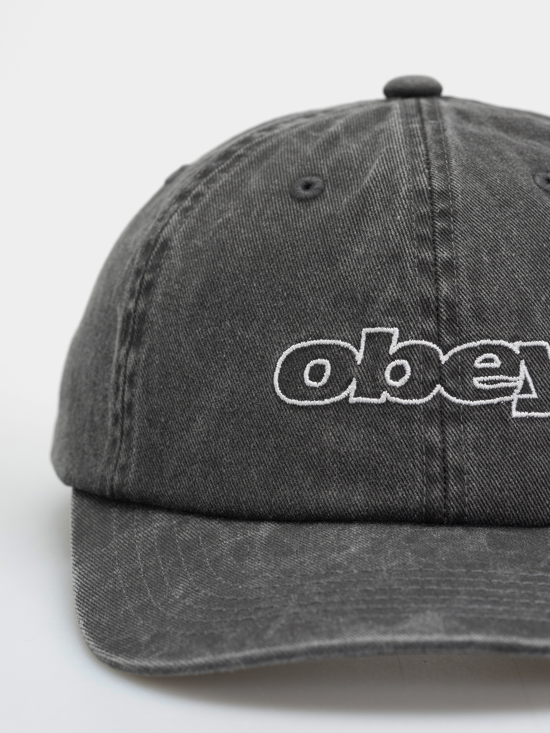OBEY Pigment Slanted Cap - black (pigment black)