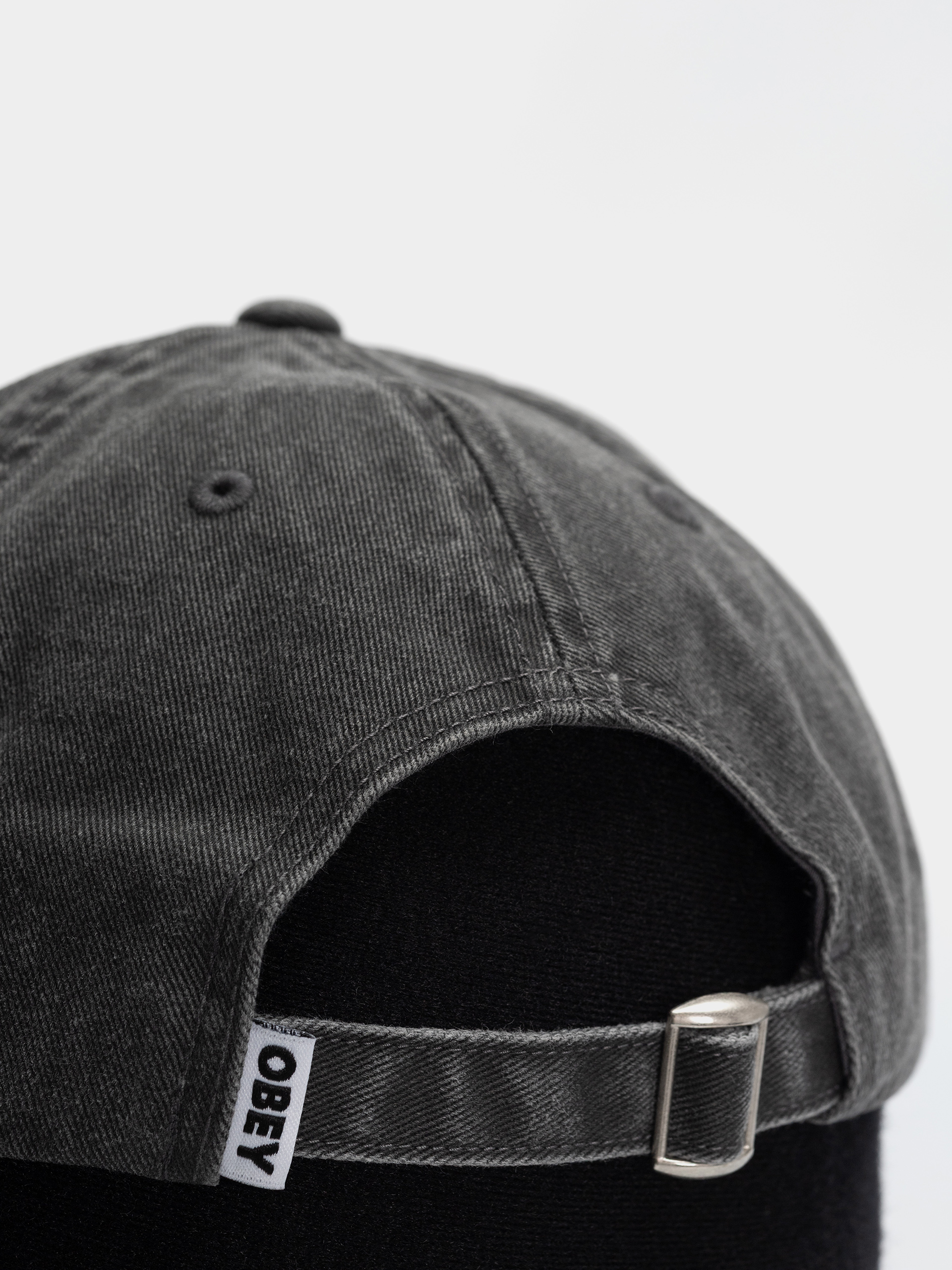 OBEY Pigment Slanted Cap (pigment black)