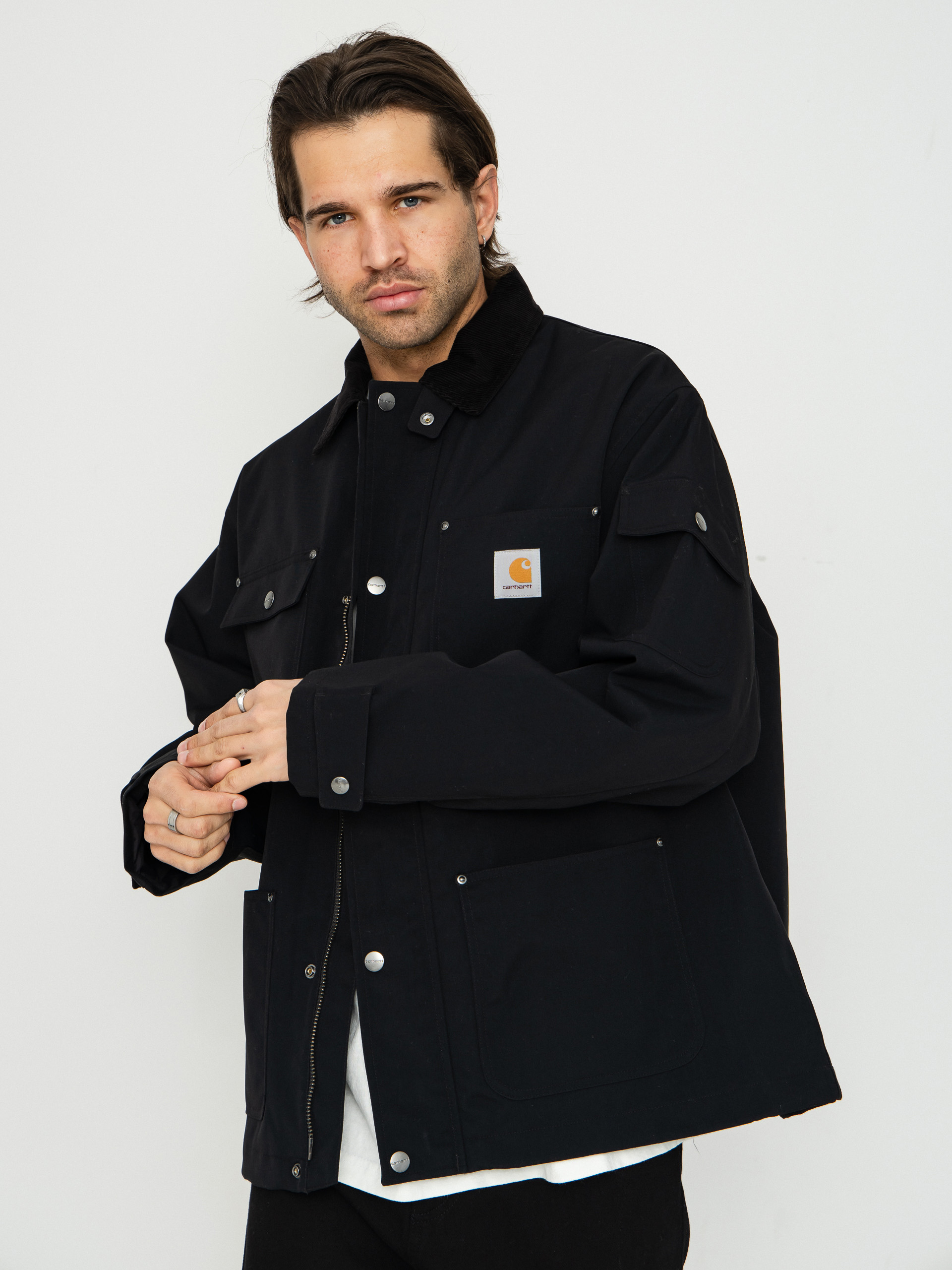 Carhartt WIP Jacket Clapton - black (black/black)
