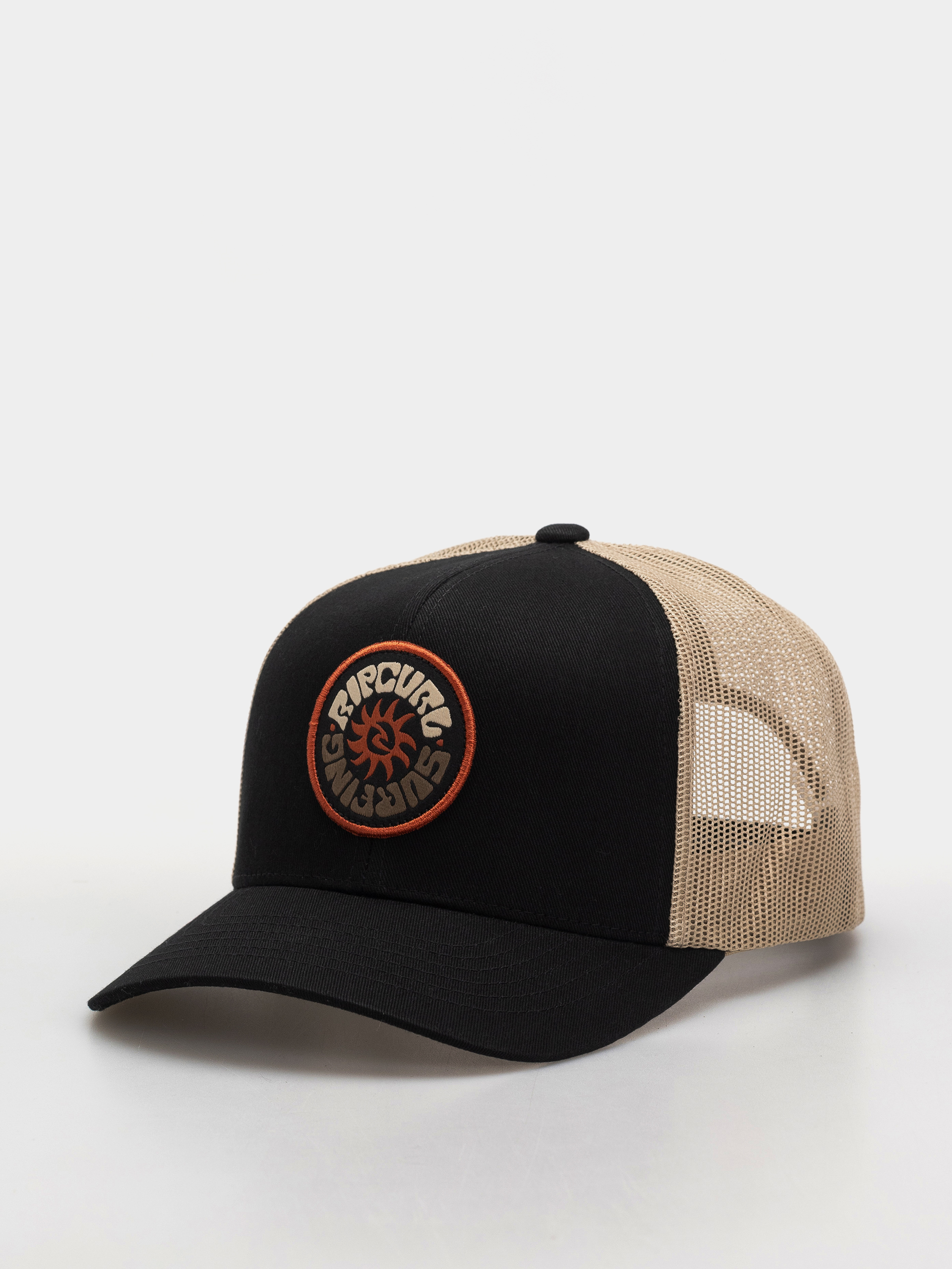 Rip Curl Custom Curve Trucker Cap (black/khaki)