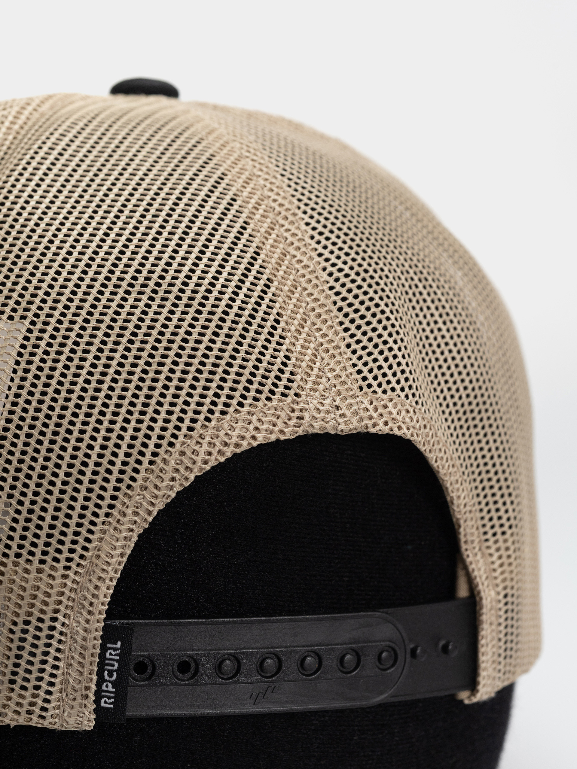Rip Curl Custom Curve Trucker Cap (black/khaki)