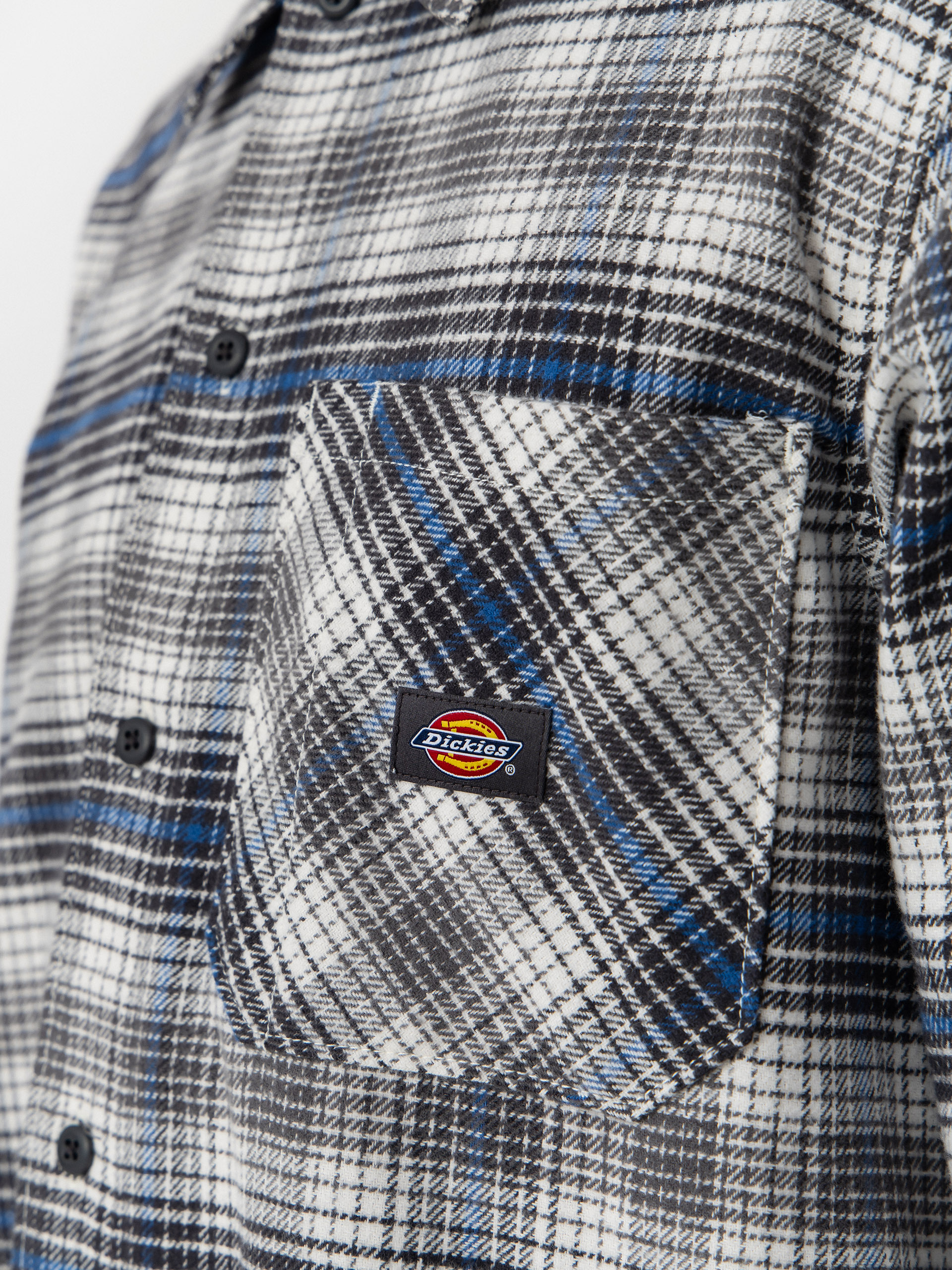 Dickies Forest Check Hemd (charcoal)