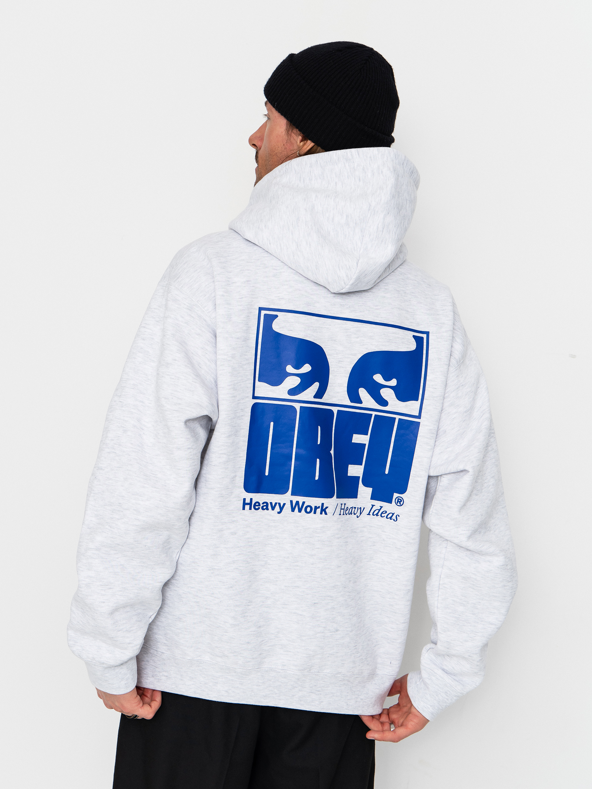 OBEY Heavy Ideas HD Hoodie (ash grey)