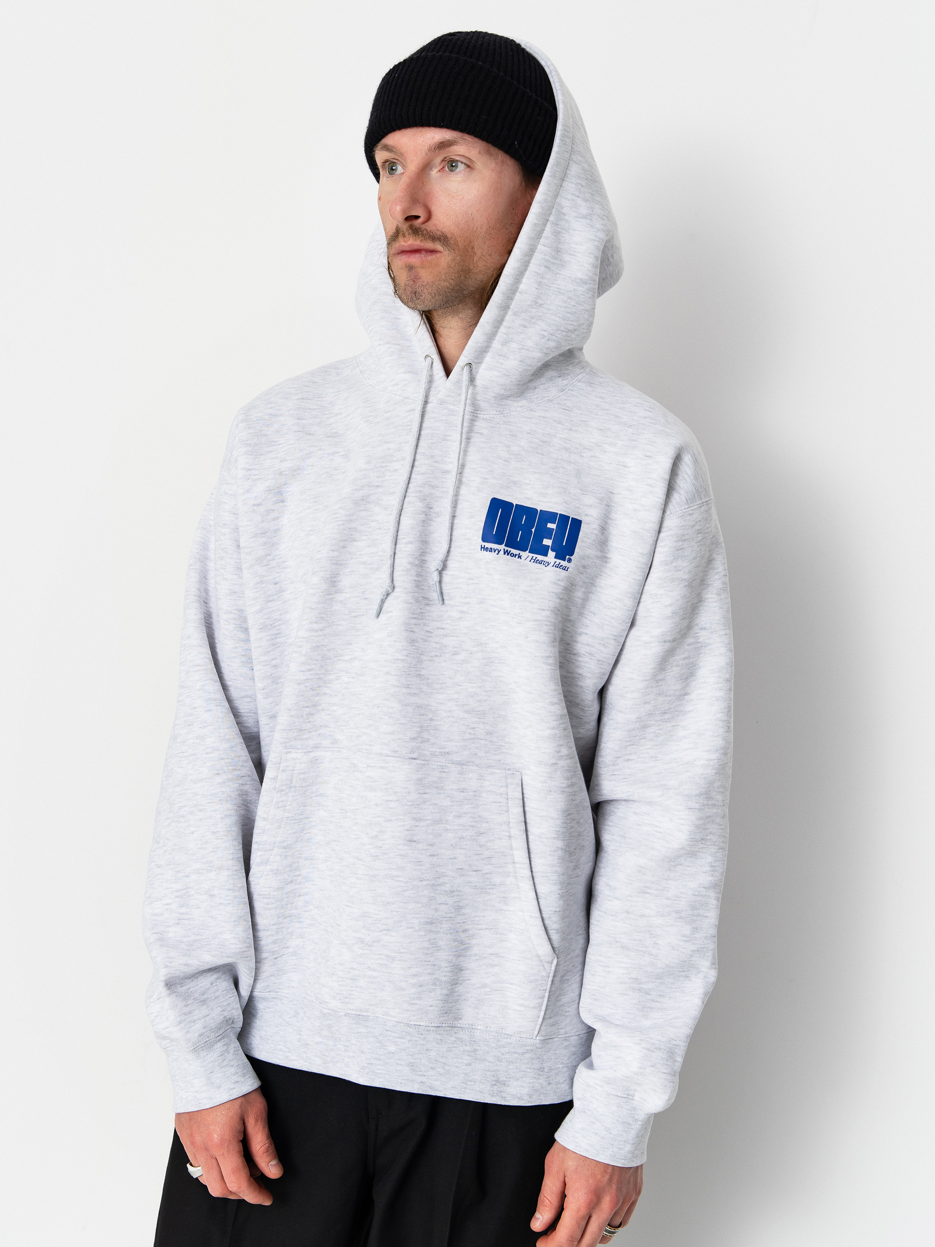 OBEY Heavy Ideas HD Hoodie (ash grey)