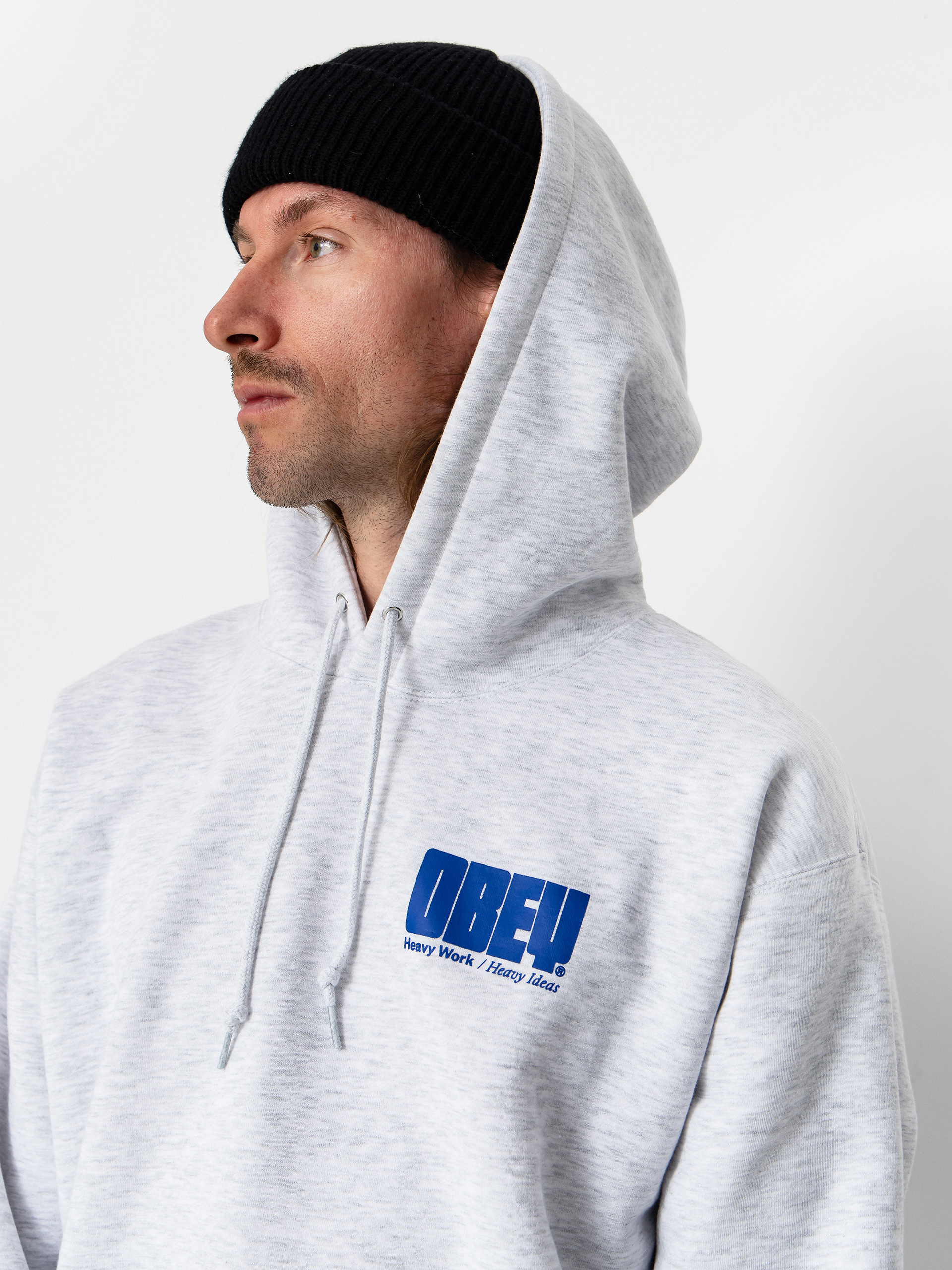 OBEY Heavy Ideas HD Hoodie (ash grey)