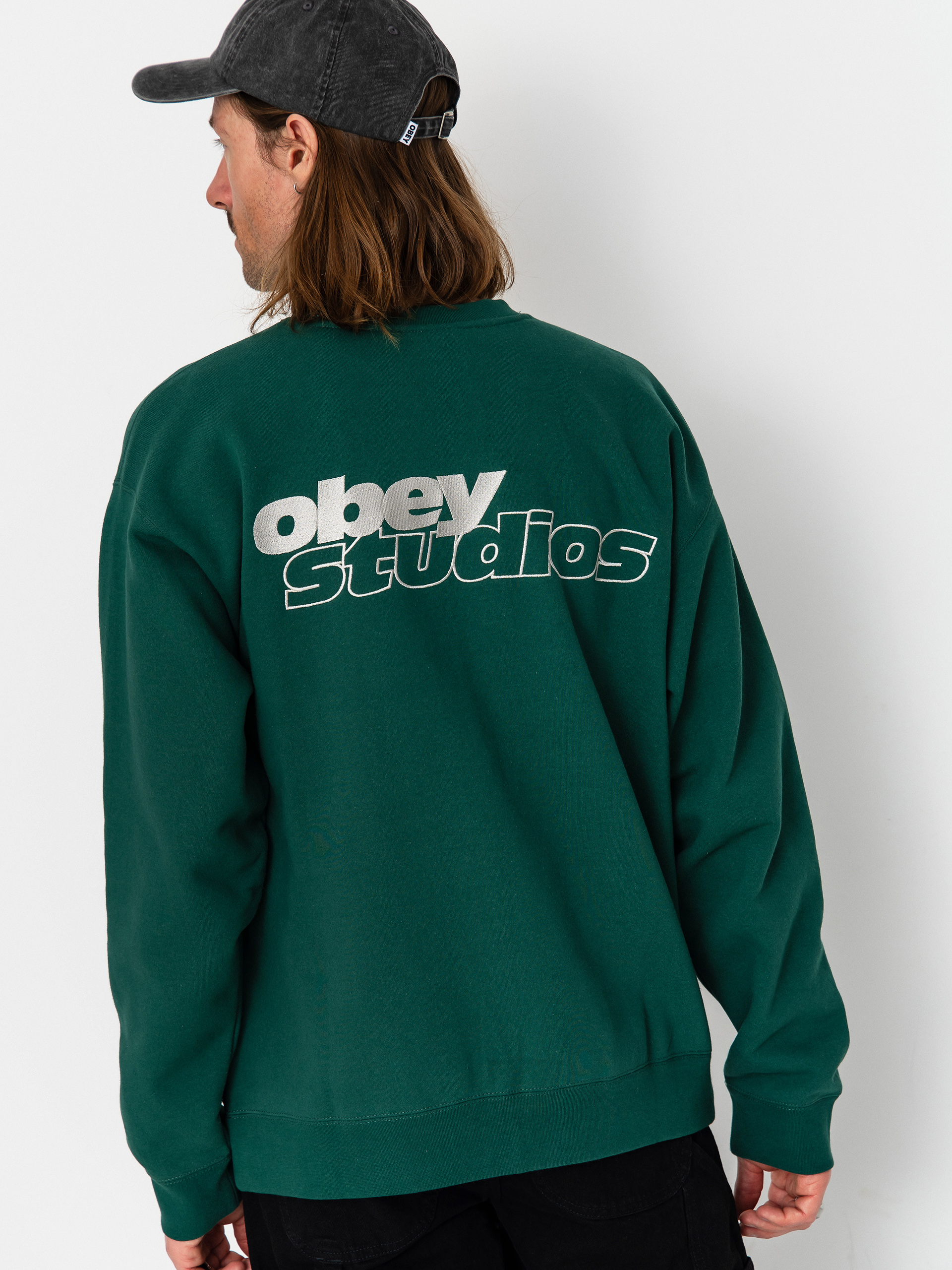 OBEY Tonic Sweatshirt (rain forest)