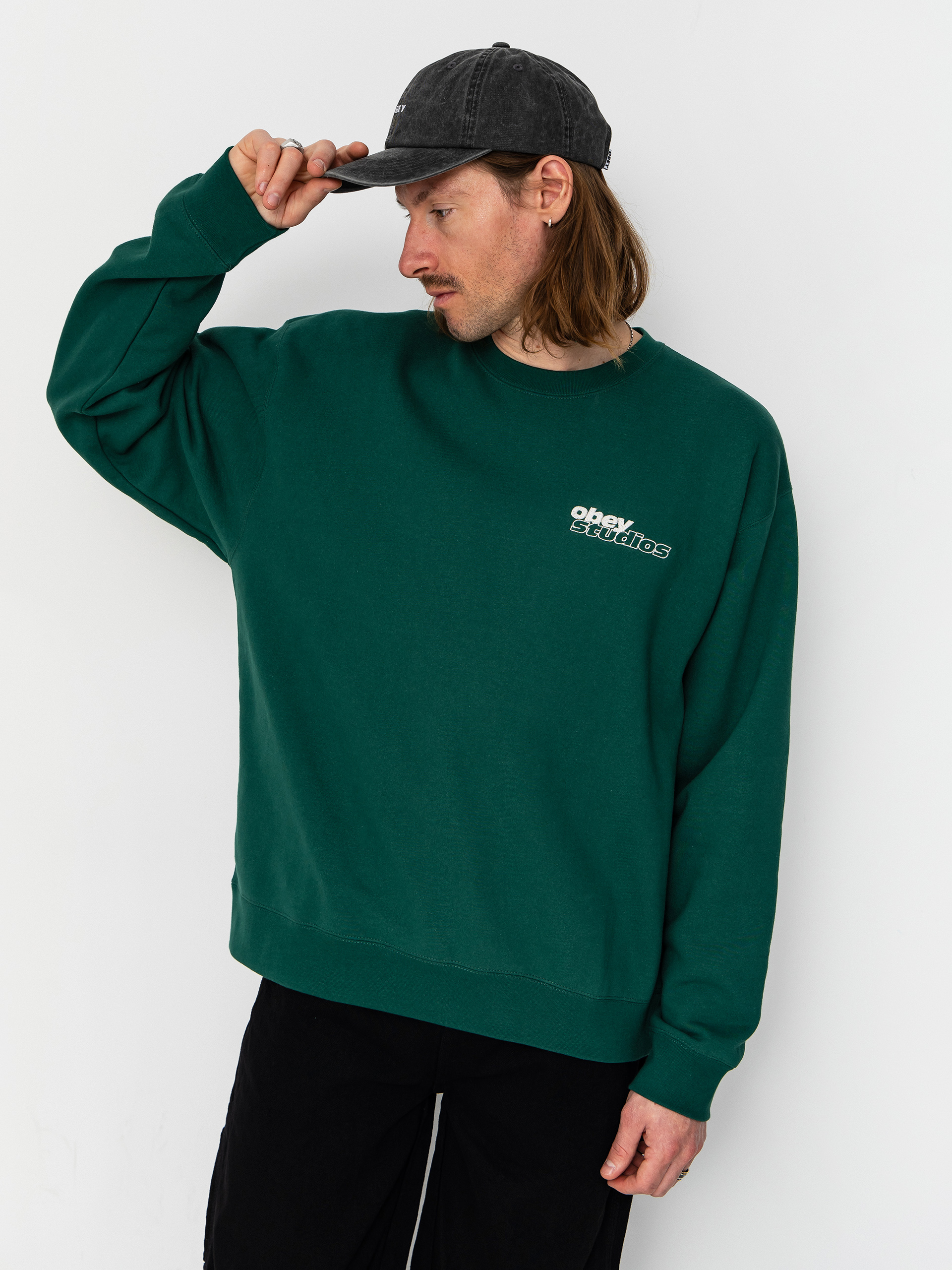 OBEY Tonic Sweatshirt (rain forest)