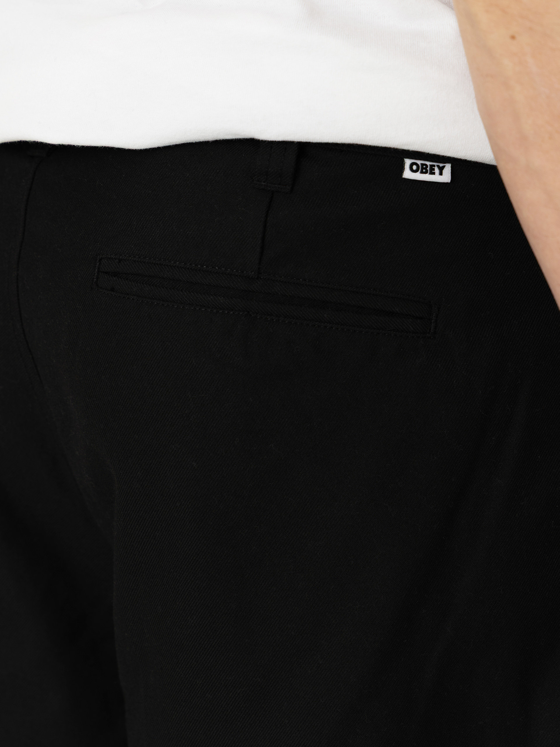 OBEY Dean Pleated Pants (black)