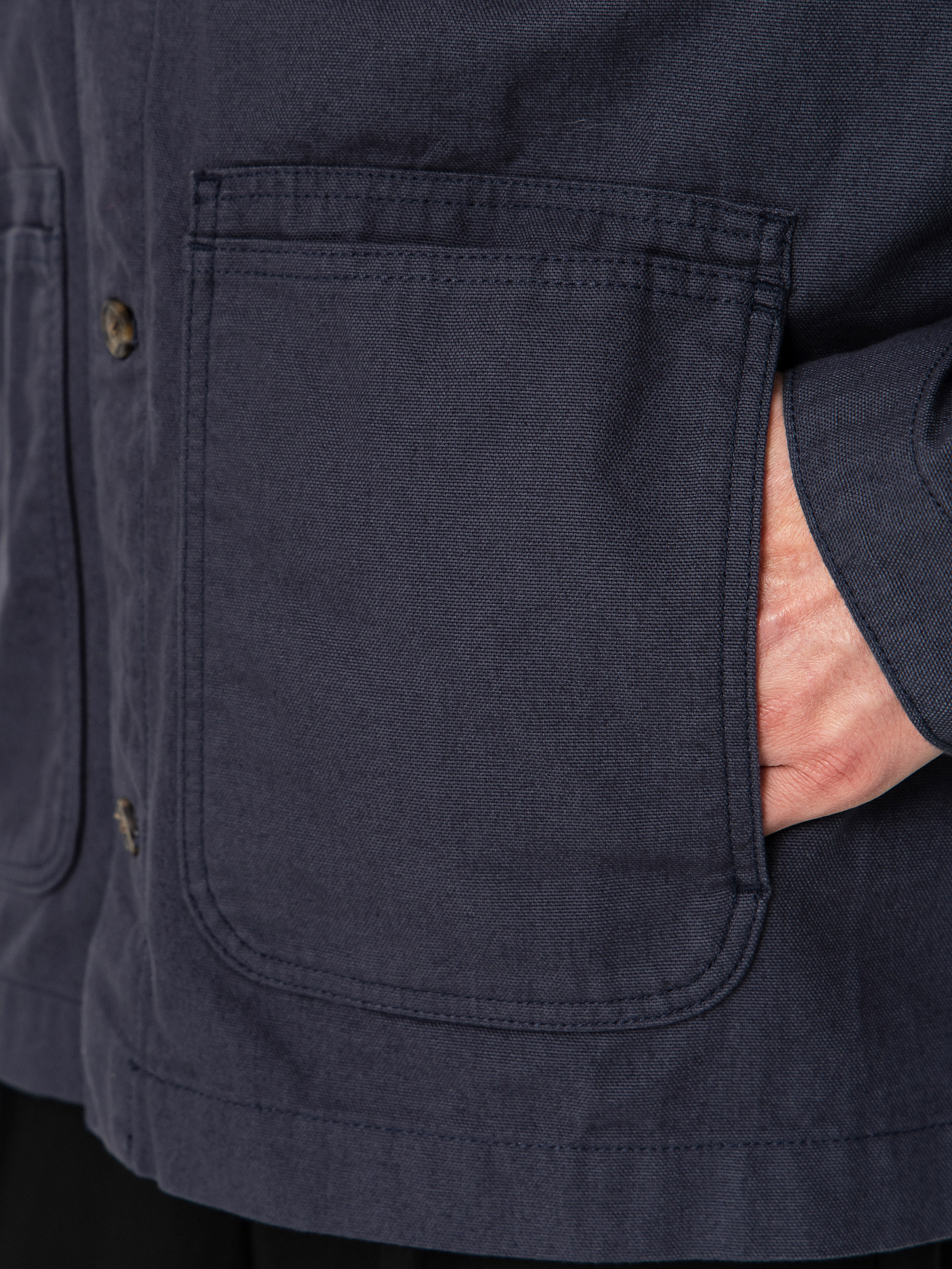 Patagonia Point Reyes Canvas Jacke (smolder blue)