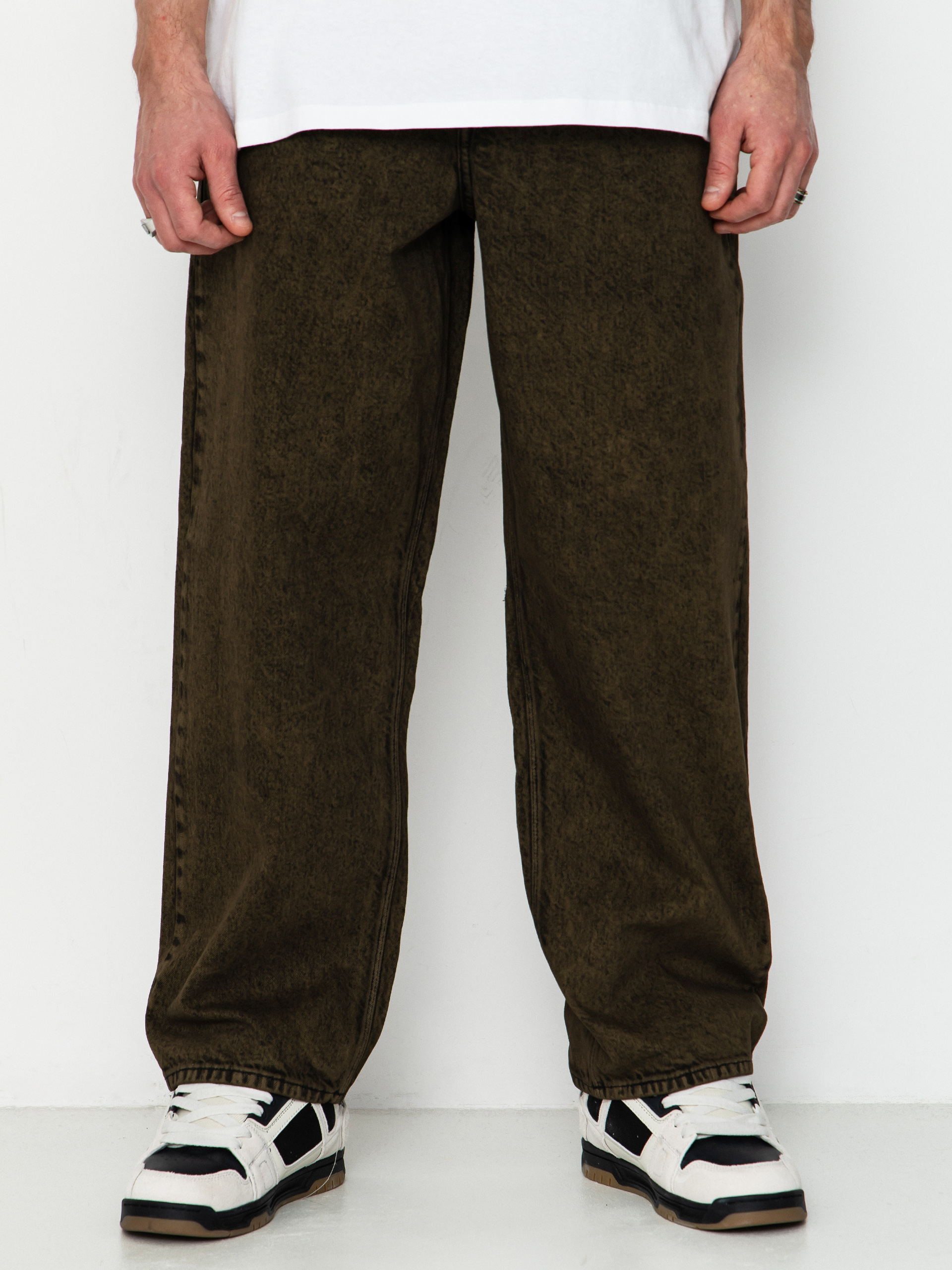 Volcom Billow Pants - black, green (sage leaf)